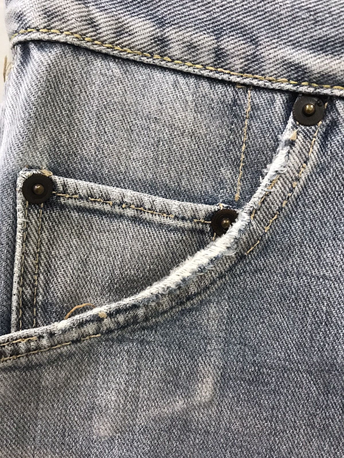 Big John × Japanese Brand × Vintage Vintage BIG JOHN Double Knee Very Rare Biker Denim Size US 30 / EU 46 - 19 Thumbnail