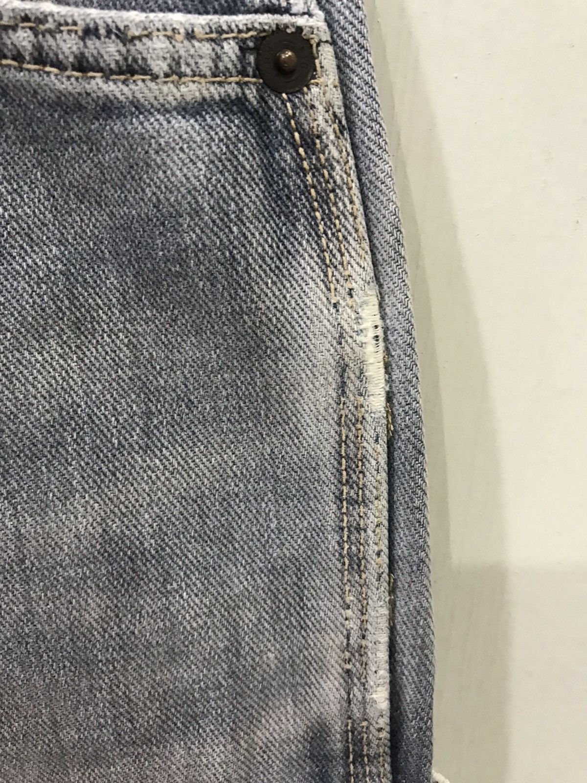 Big John × Japanese Brand × Vintage Vintage BIG JOHN Double Knee Very Rare Biker Denim Size US 30 / EU 46 - 16 Thumbnail
