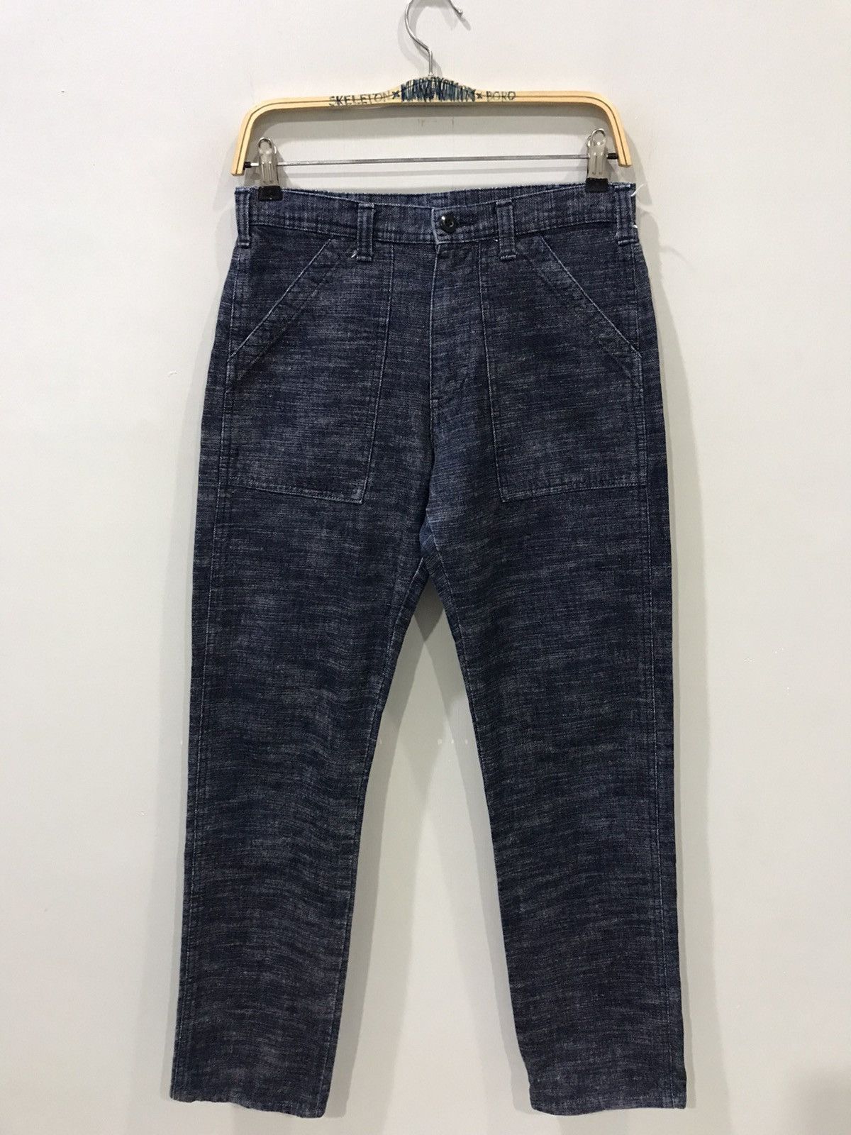 Global Work × Indigo Global Work Japan Indigo Baker Pant Size US 28 / EU 44 - 1 Thumbnail