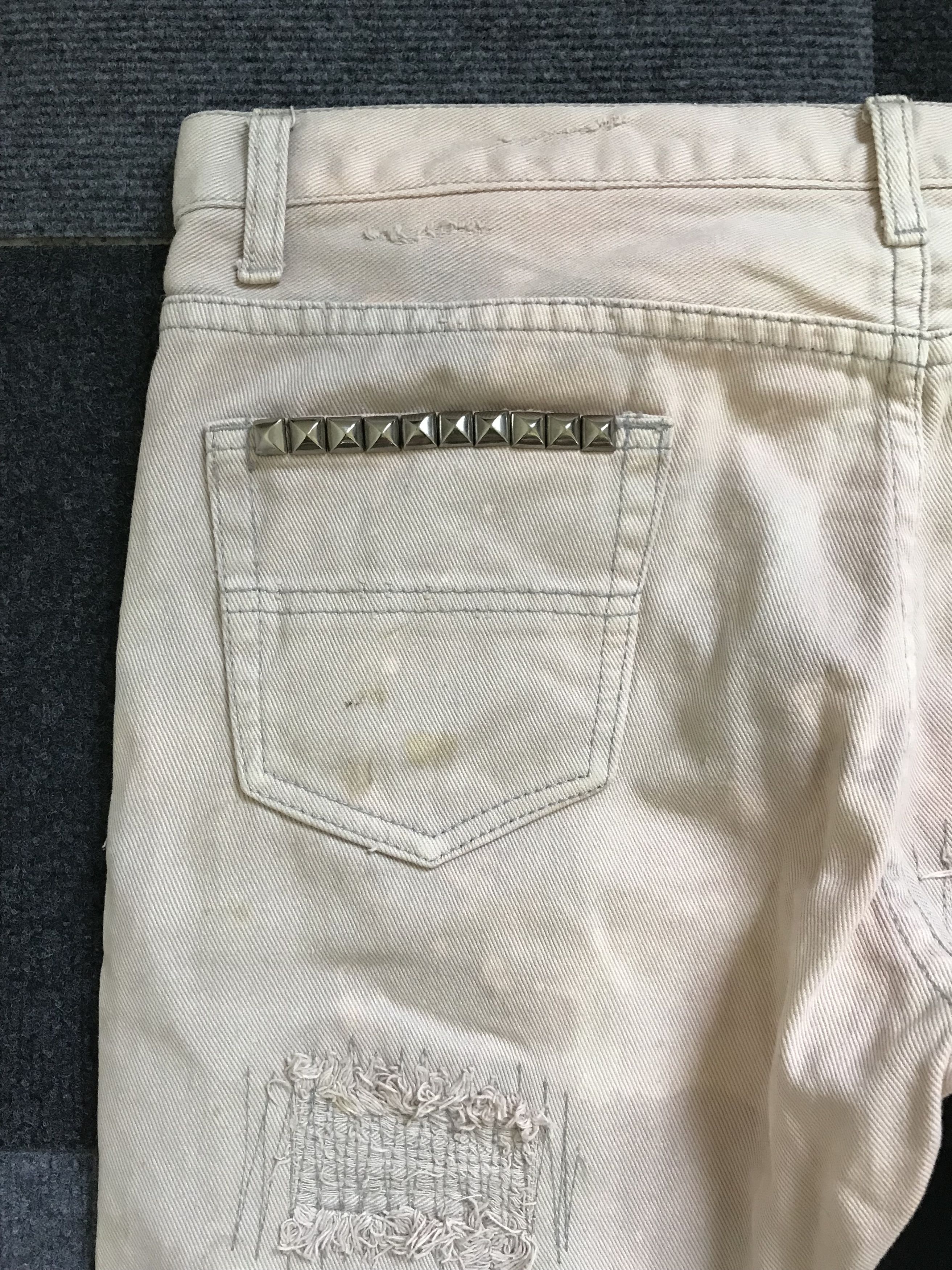 Japanese Brand D83 yaponskii Japan SuperDistressed Acid Patchwork Jeans Size US 34 / EU 50 - 17 Thumbnail