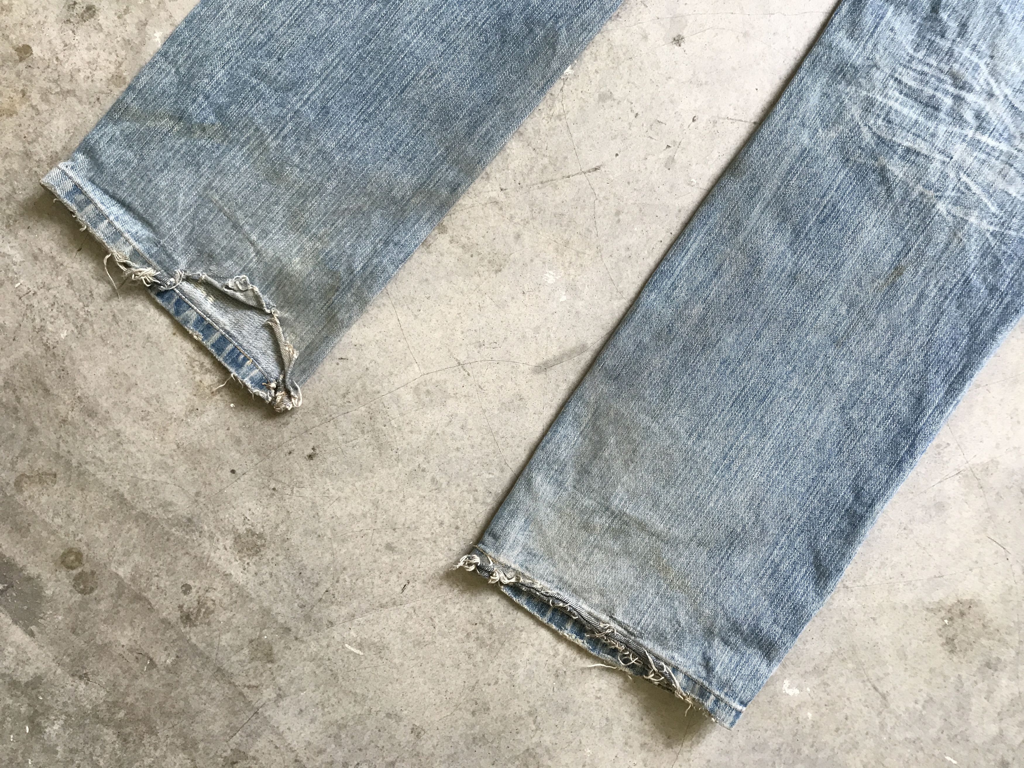 Japanese Brand D82 Lan Deux Mille Japan Super Dirty Distressed Jeans Size US 32 / EU 48 - 13 Thumbnail