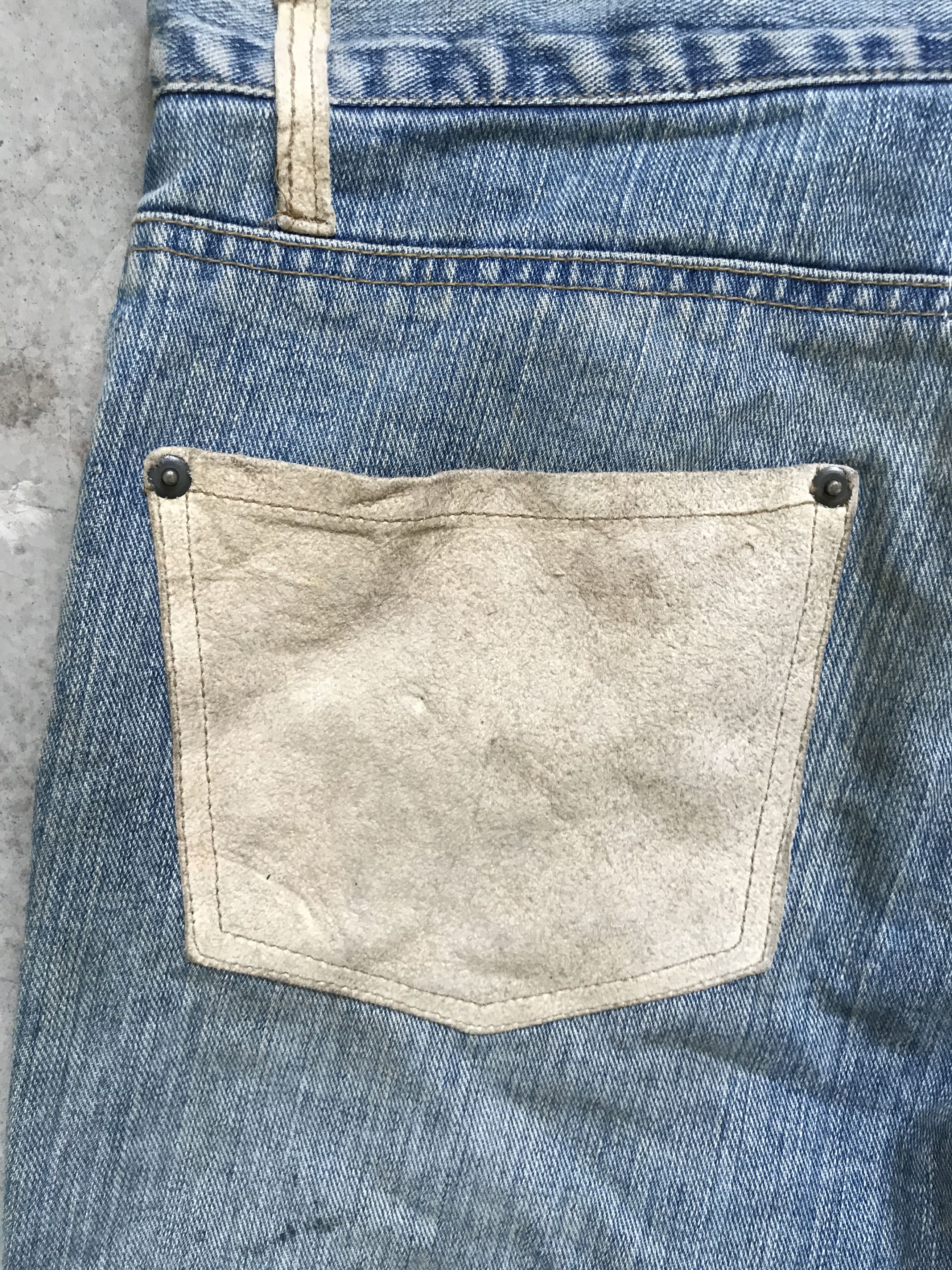Japanese Brand D82 Lan Deux Mille Japan Super Dirty Distressed Jeans Size US 32 / EU 48 - 16 Thumbnail