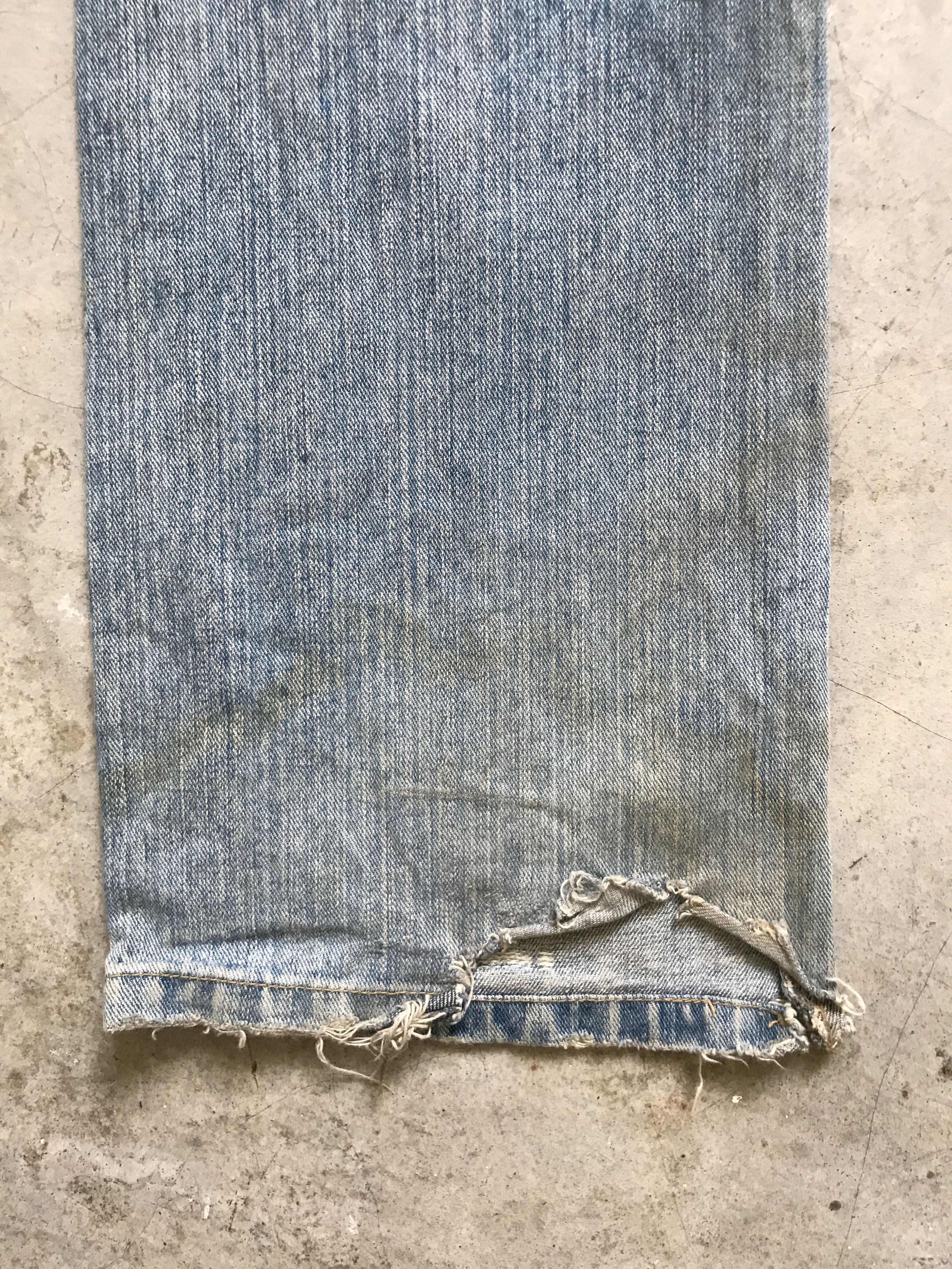 Japanese Brand D82 Lan Deux Mille Japan Super Dirty Distressed Jeans Size US 32 / EU 48 - 14 Thumbnail