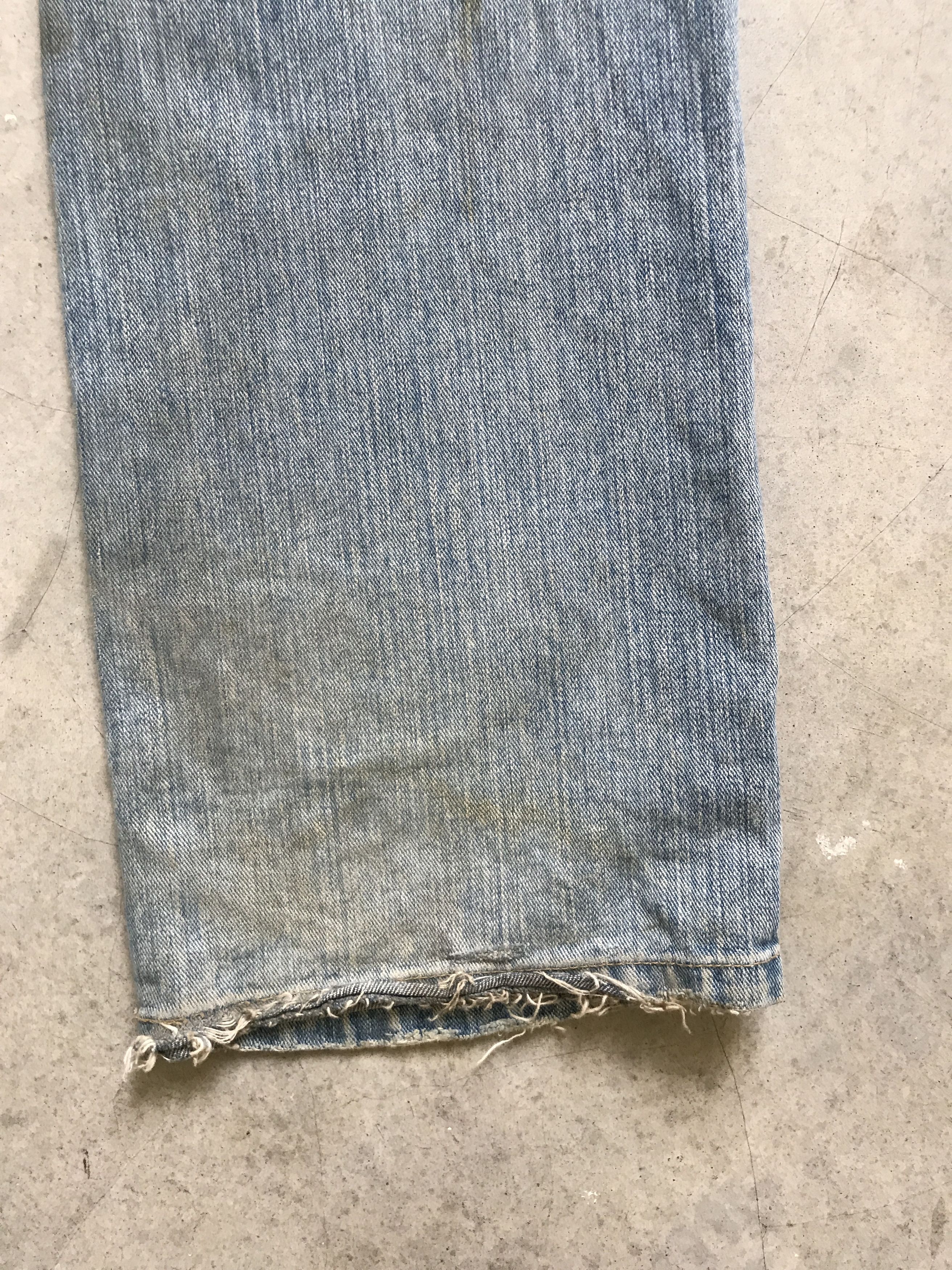 Japanese Brand D82 Lan Deux Mille Japan Super Dirty Distressed Jeans Size US 32 / EU 48 - 15 Thumbnail
