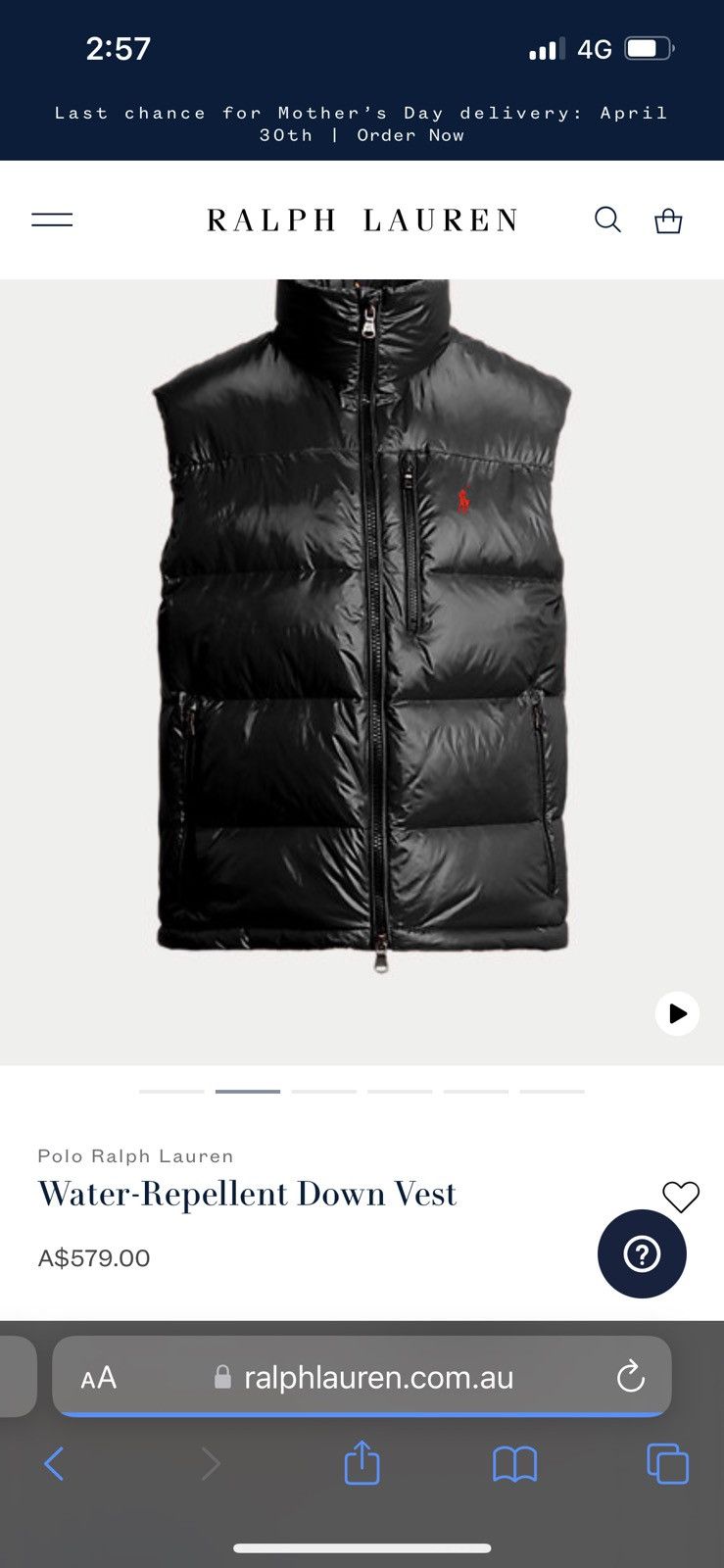 Lauren Ralph Lauren Women's Quilted Leather Puffer Vest - Macy's