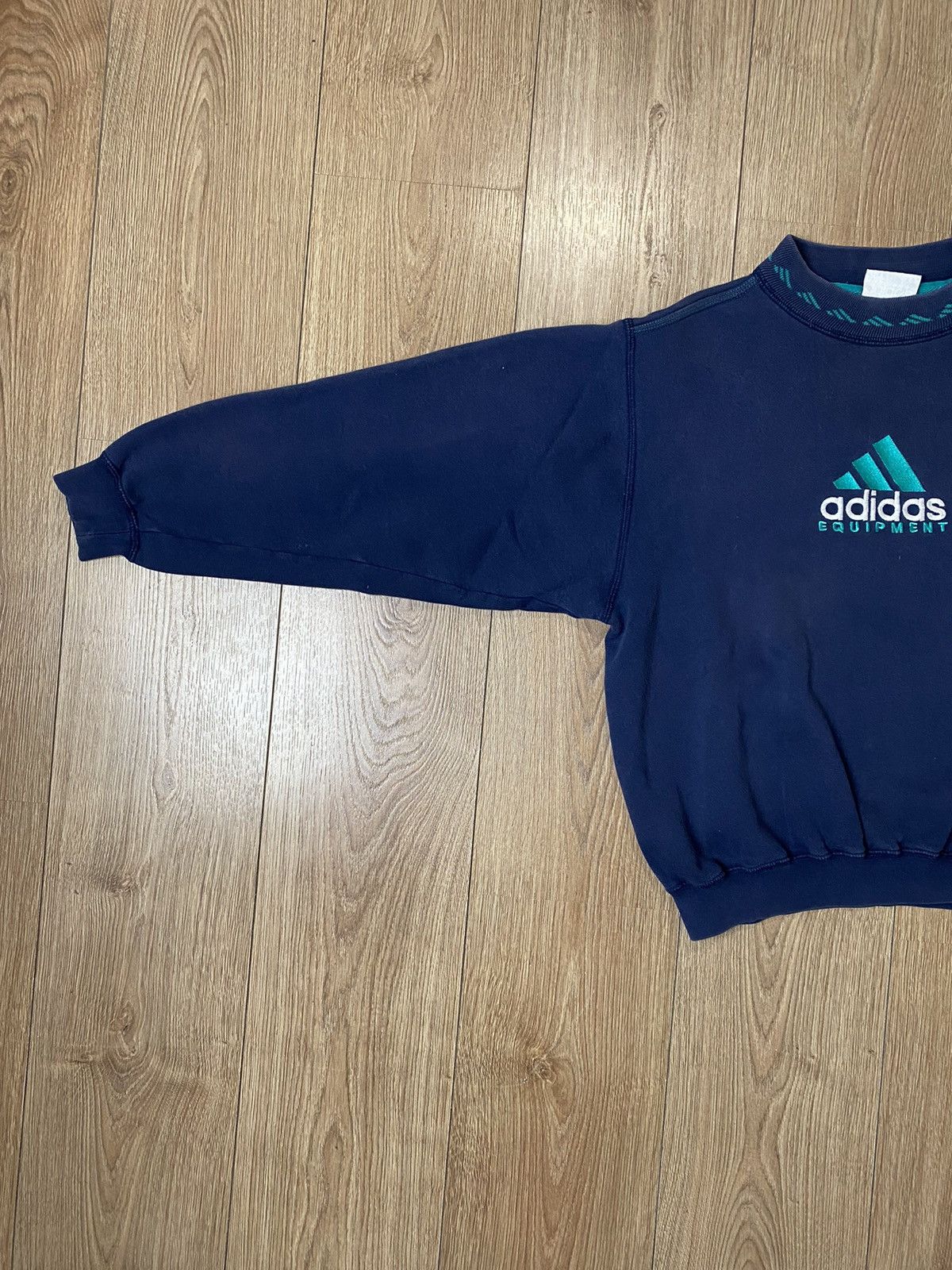 Vintage Vintage Sweatshirt Adidas Equipment Big Centre Logo Crewneck Size US S / EU 44-46 / 1 - 5 Thumbnail