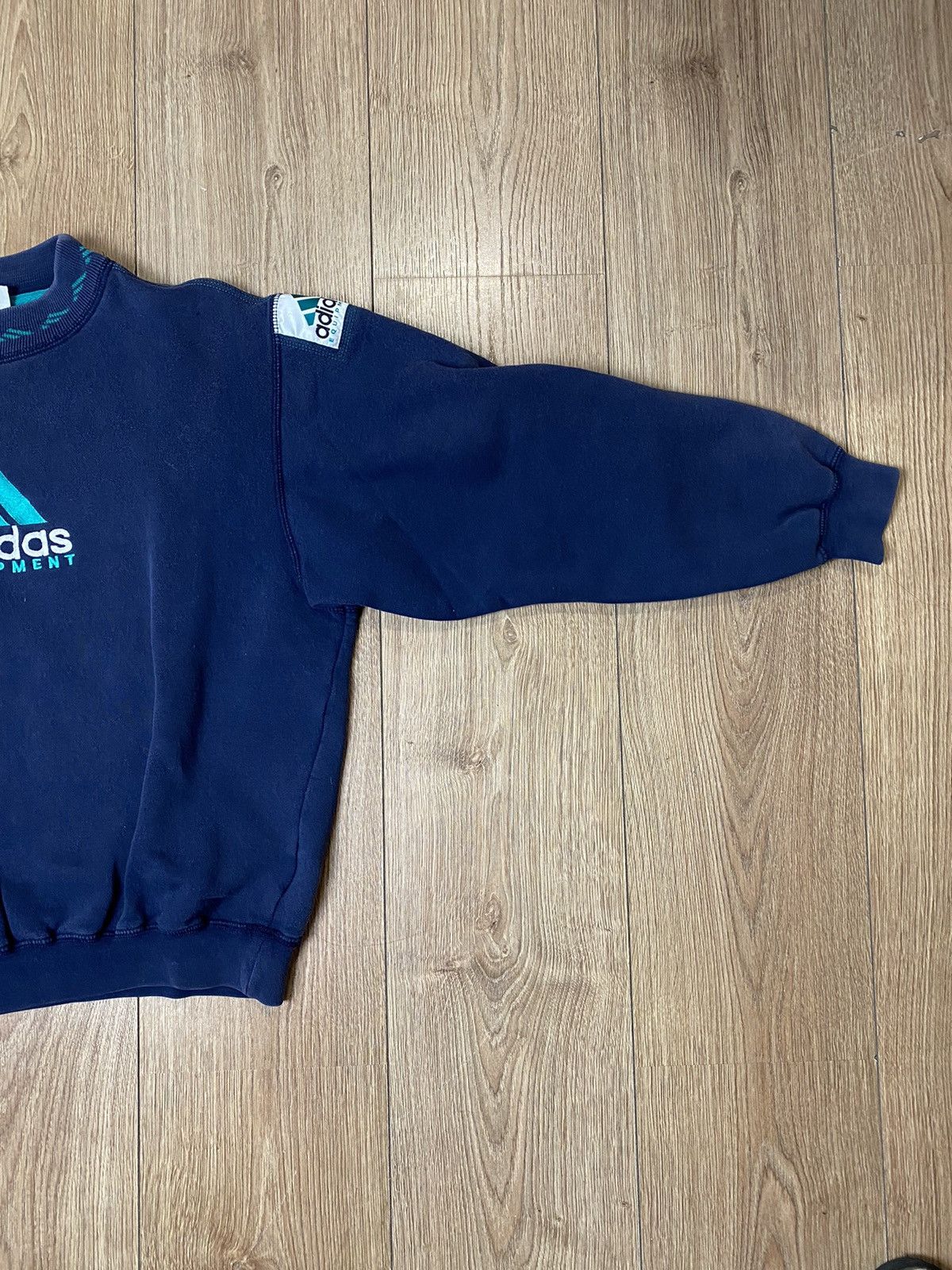 Vintage Vintage Sweatshirt Adidas Equipment Big Centre Logo Crewneck Size US S / EU 44-46 / 1 - 4 Thumbnail