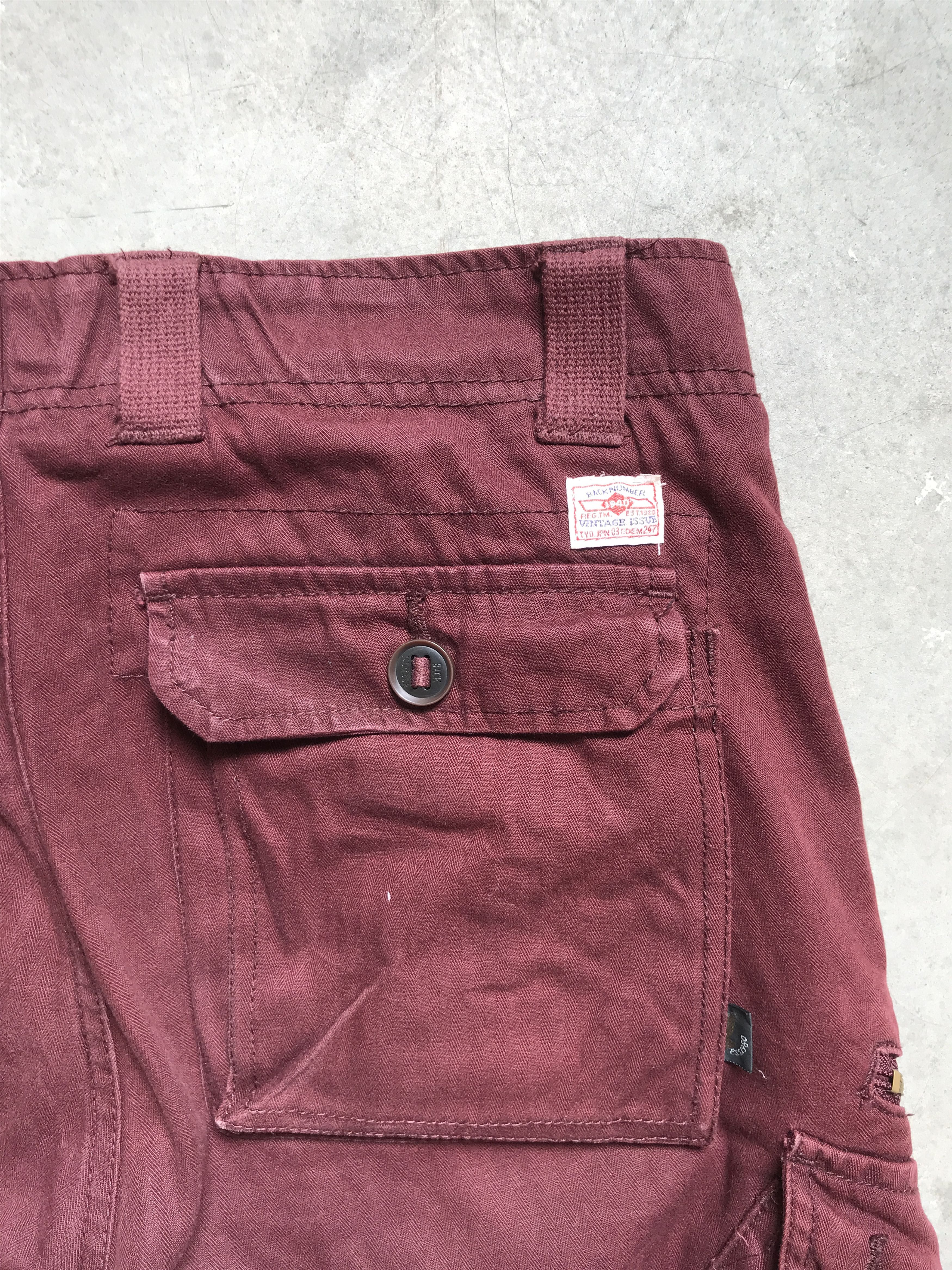 Japanese Brand CP89 BACK NUMBER Up Armored Angle Side Pocket Cargo Pant Size US 35 - 9 Thumbnail
