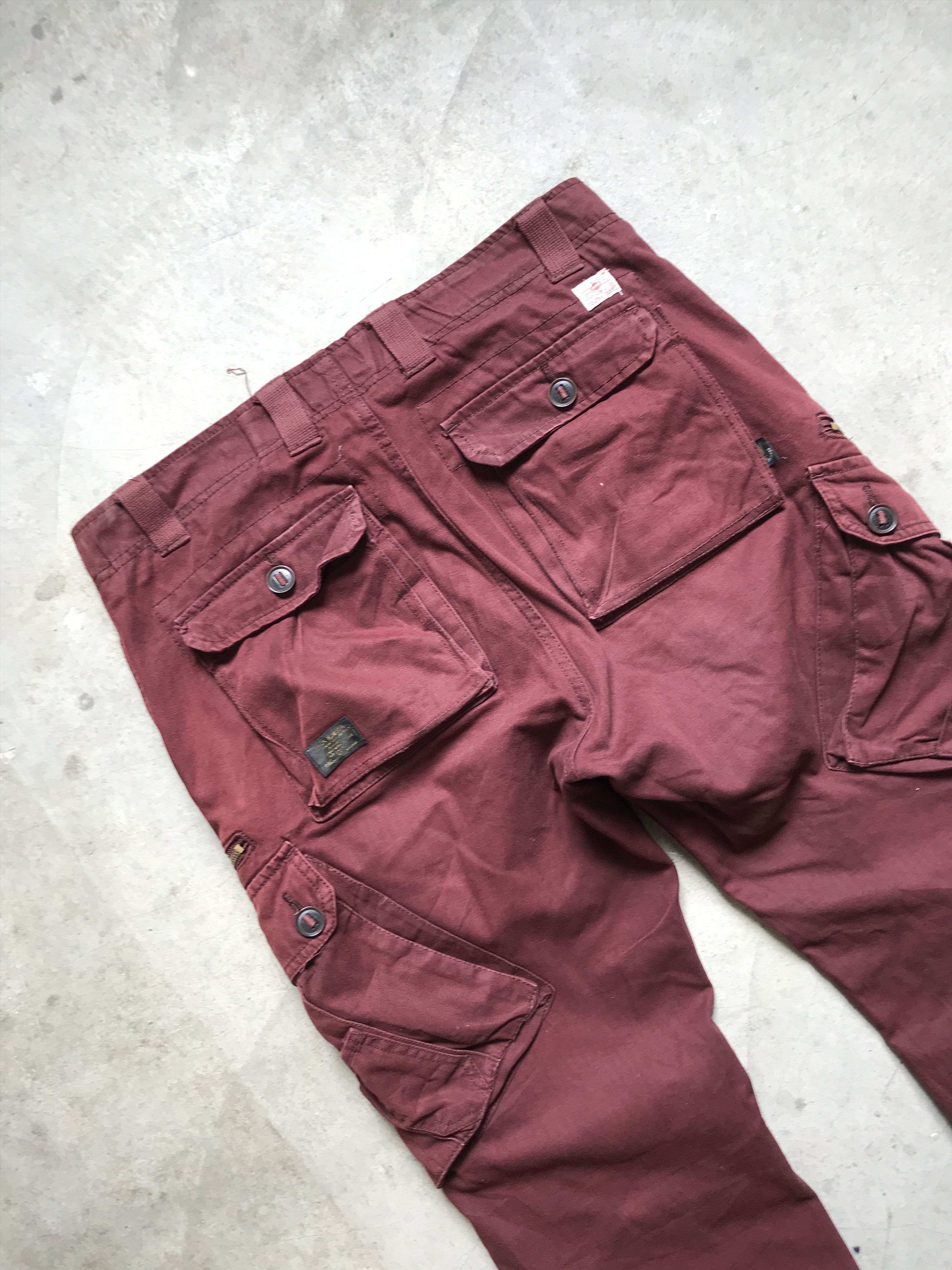 Japanese Brand CP89 BACK NUMBER Up Armored Angle Side Pocket Cargo Pant Size US 35 - 7 Thumbnail