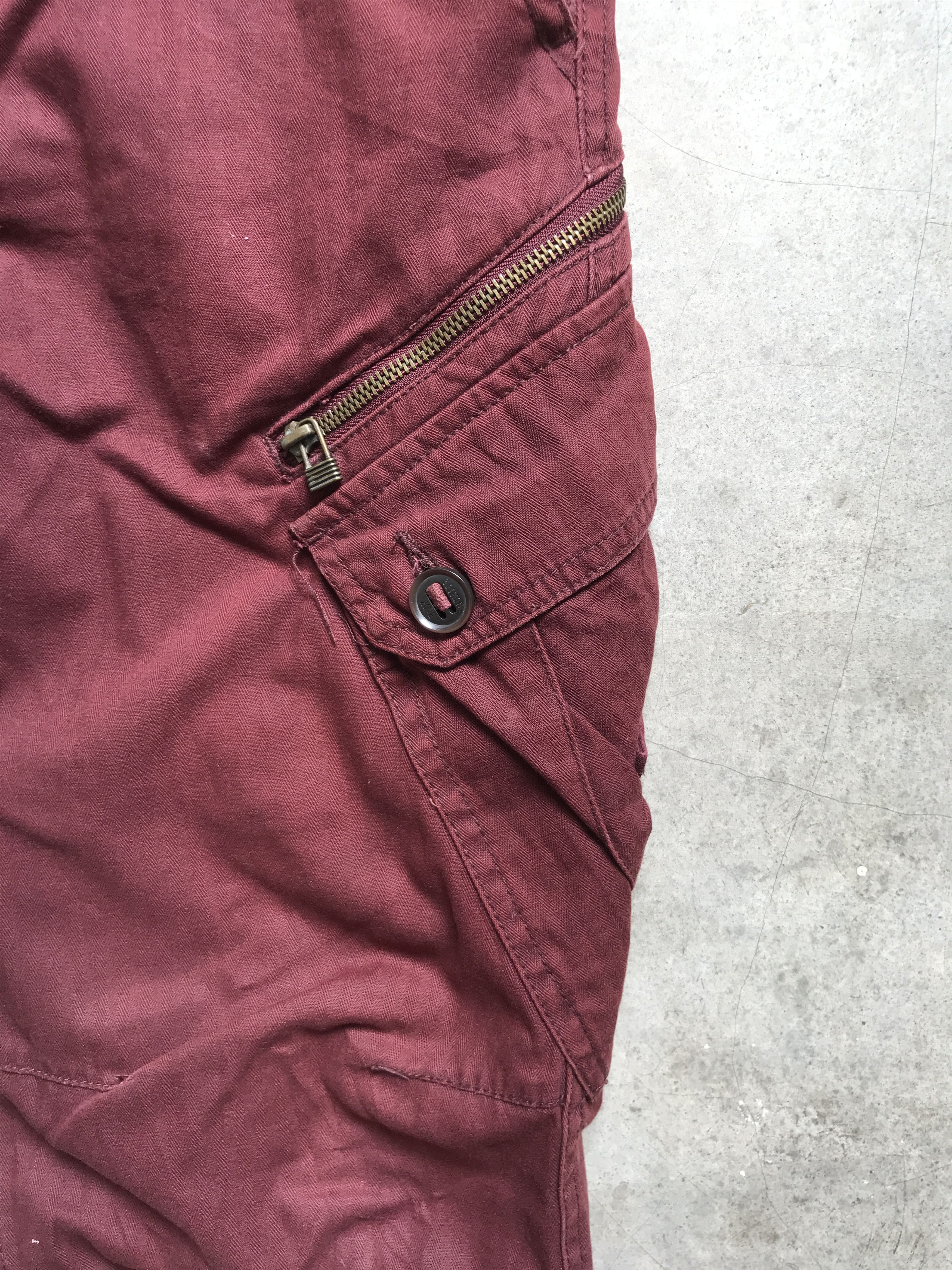 Japanese Brand CP89 BACK NUMBER Up Armored Angle Side Pocket Cargo Pant Size US 35 - 4 Thumbnail