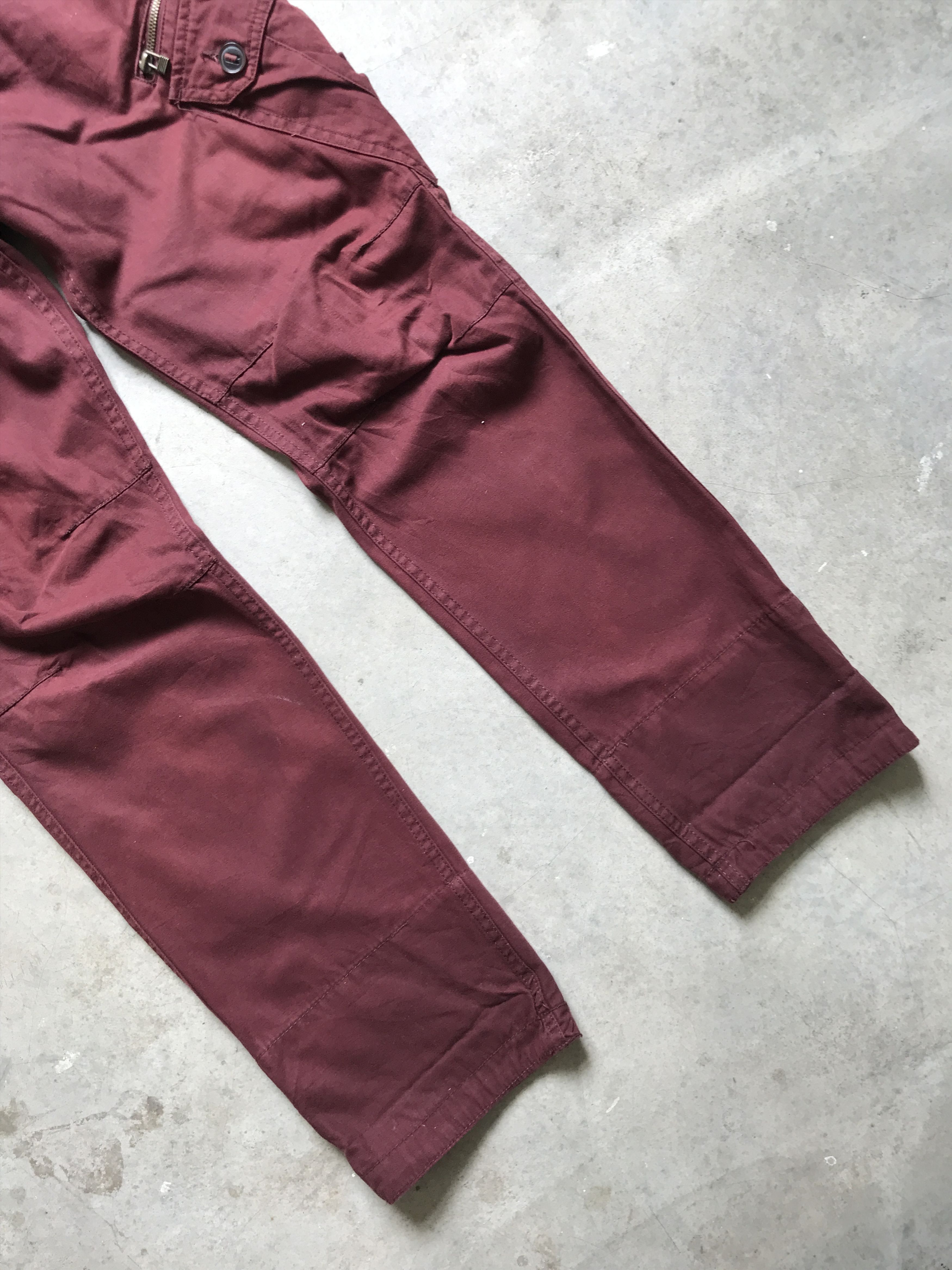Japanese Brand CP89 BACK NUMBER Up Armored Angle Side Pocket Cargo Pant Size US 35 - 3 Thumbnail
