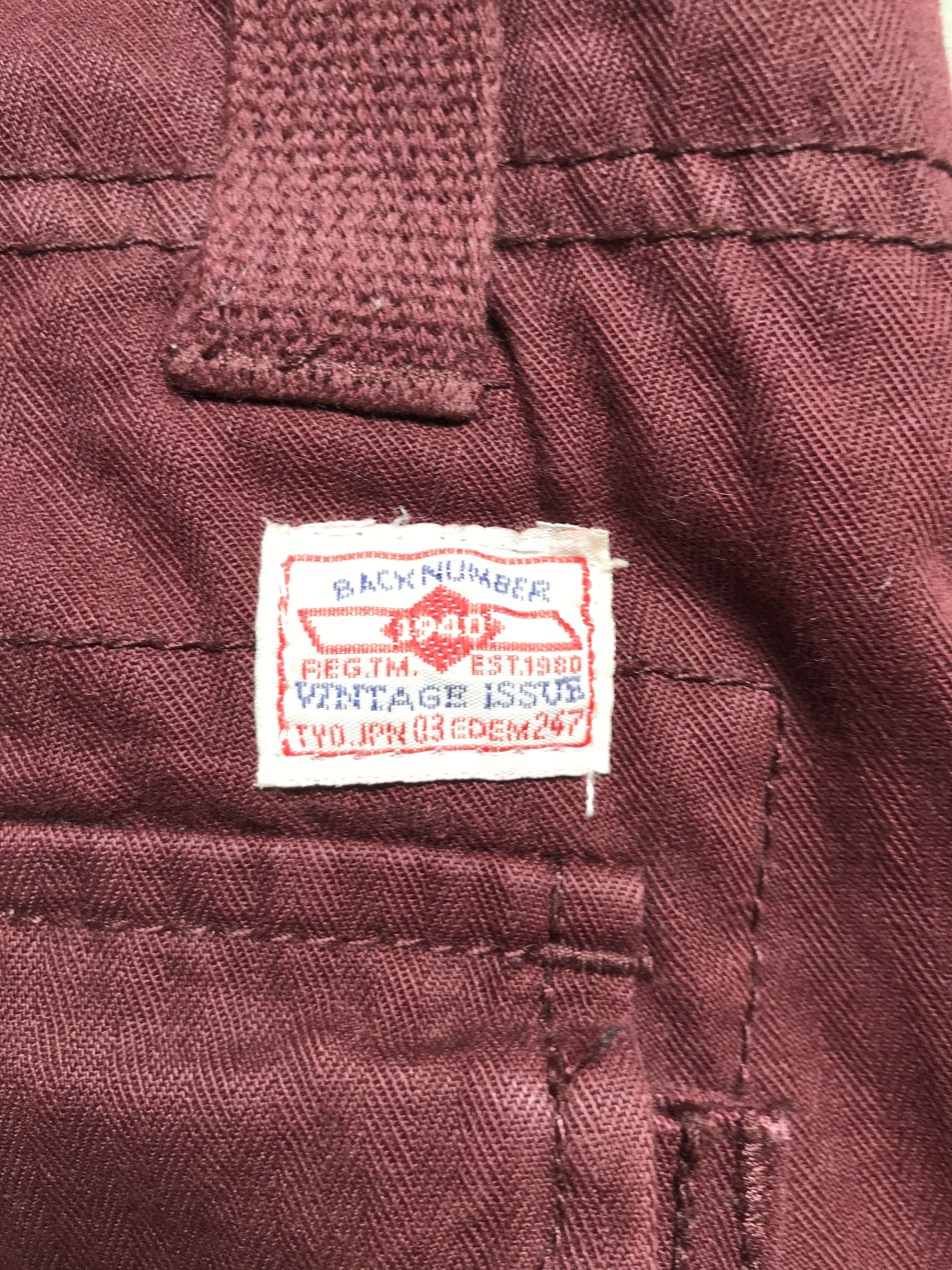 Japanese Brand CP89 BACK NUMBER Up Armored Angle Side Pocket Cargo Pant Size US 35 - 10 Thumbnail