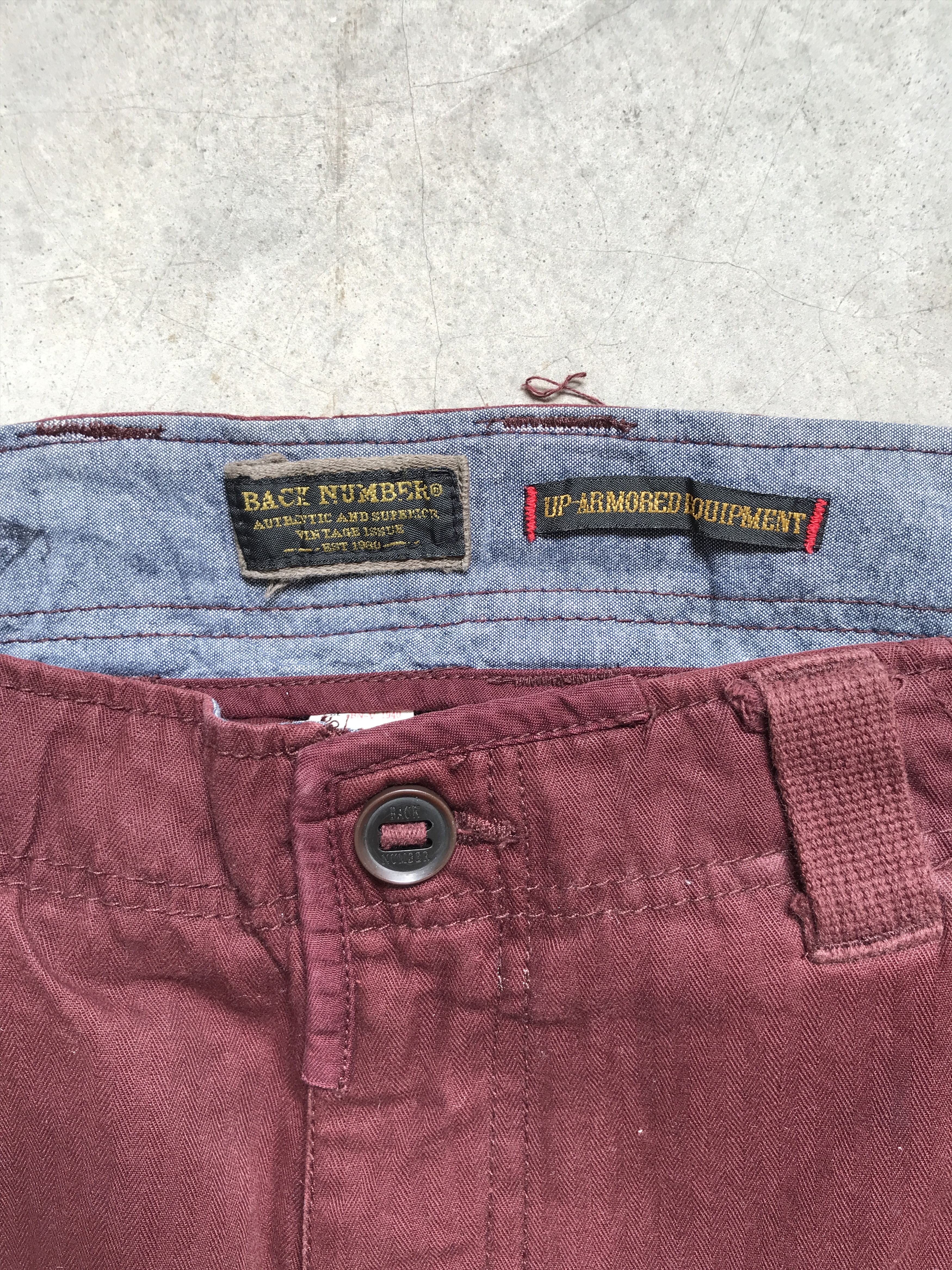 Japanese Brand CP89 BACK NUMBER Up Armored Angle Side Pocket Cargo Pant Size US 35 - 5 Thumbnail