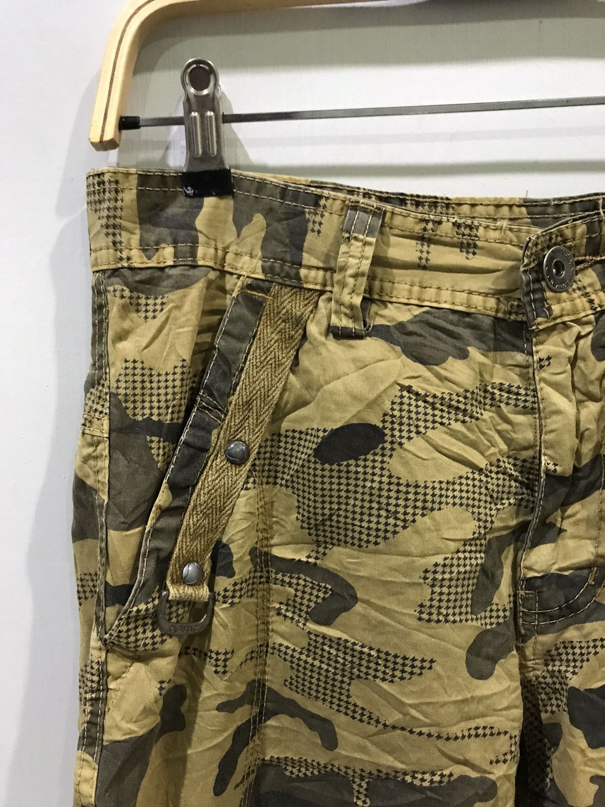 Other JUNYEJEANS Yellow Camo Military Multipockets Short Size US 30 / EU 46 - 3 Thumbnail
