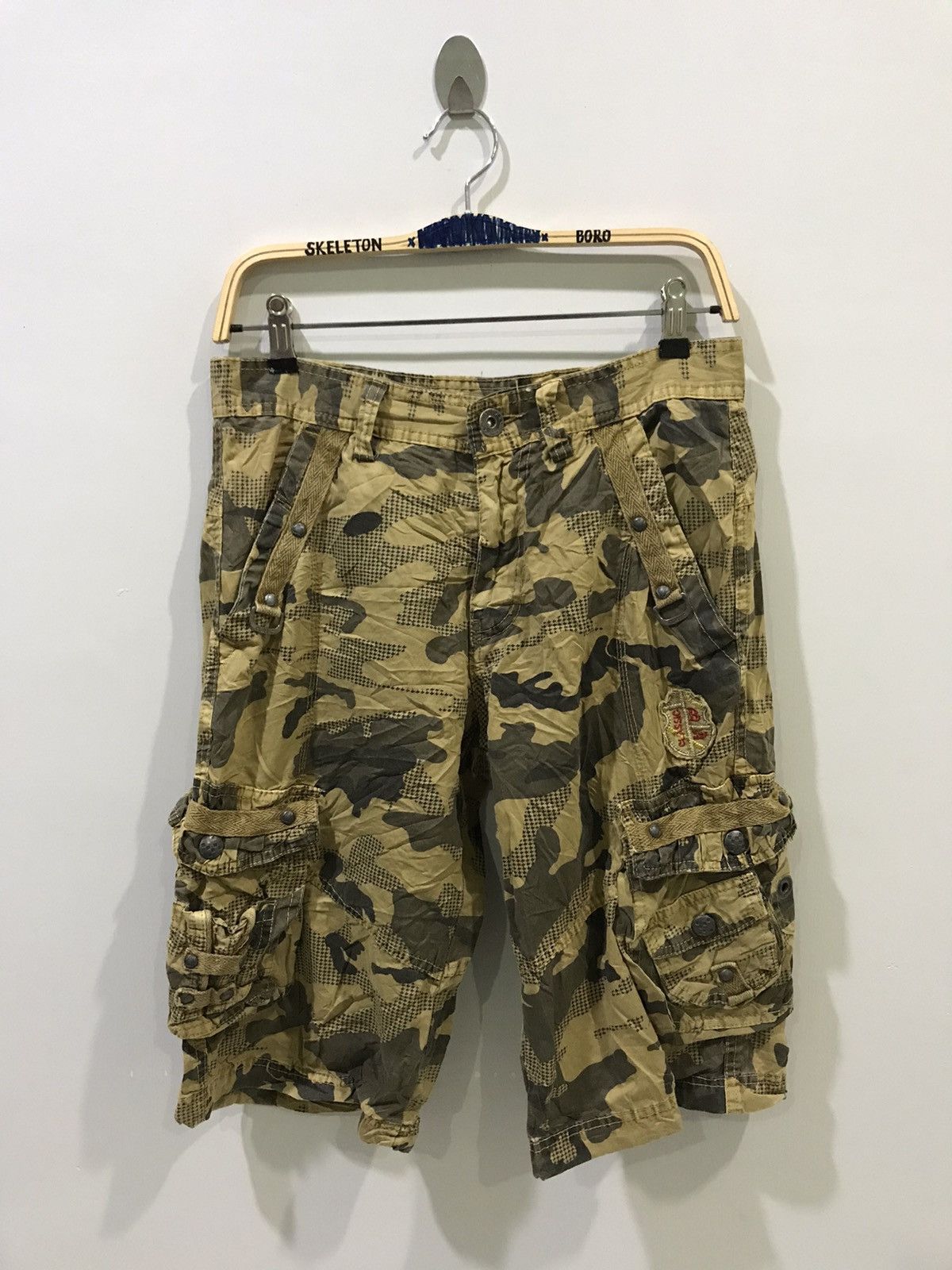 Other JUNYEJEANS Yellow Camo Military Multipockets Short Size US 30 / EU 46 - 1 Thumbnail