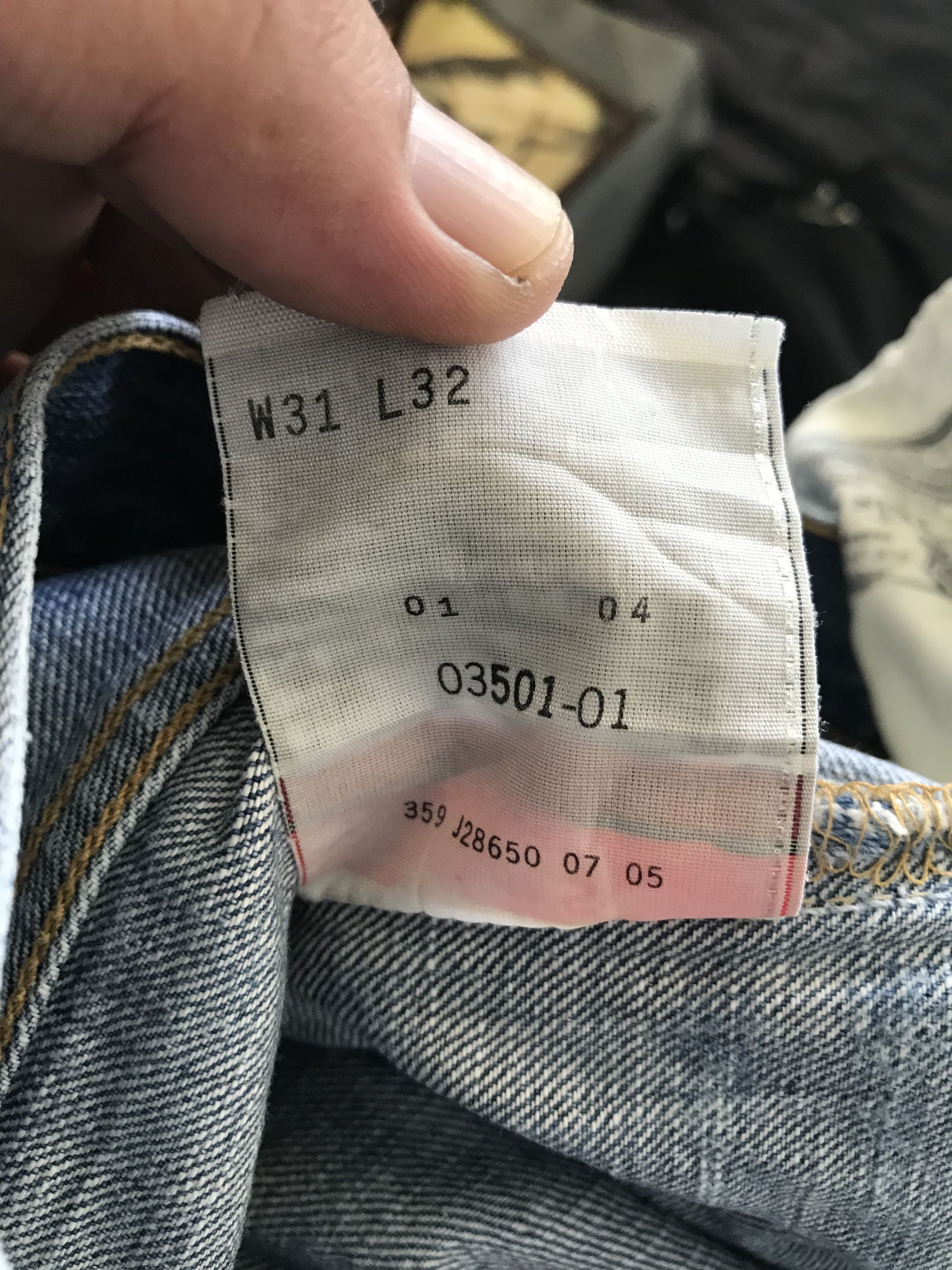 Levi's Levis 501 Light wash Jeans Size US 31 - 19 Thumbnail