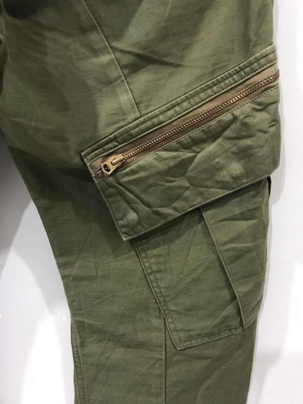 Johnbull Vintage Johnbull Japan Military Split Design Cargo Pant Size US 31 - 15 Thumbnail