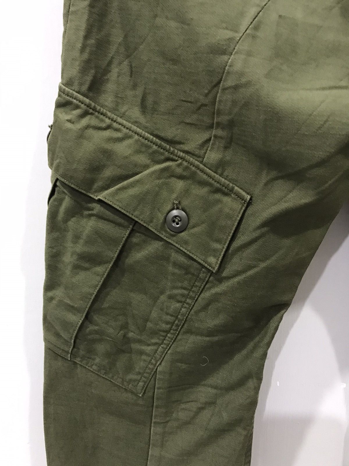 Johnbull Vintage Johnbull Japan Military Split Design Cargo Pant Size US 31 - 16 Thumbnail