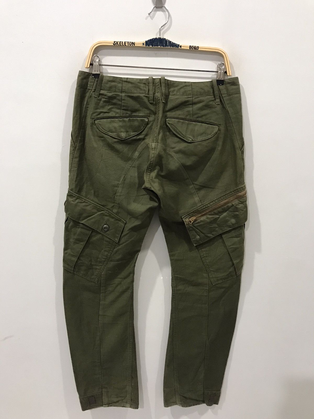 Johnbull Vintage Johnbull Japan Military Split Design Cargo Pant Size US 31 - 12 Thumbnail
