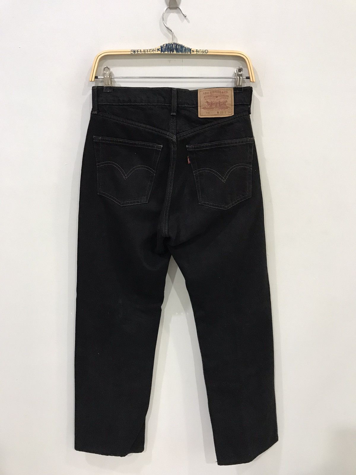 Levi's × Vintage Vintage 90s Levis Super Black Lot 512 Denim Size US 28 / EU 44 - 9 Thumbnail