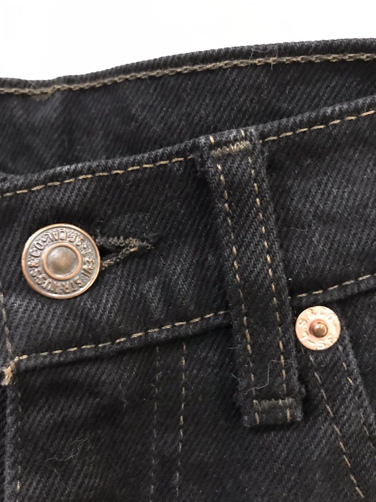 Levi's × Vintage Vintage 90s Levis Super Black Lot 512 Denim Size US 28 / EU 44 - 5 Thumbnail