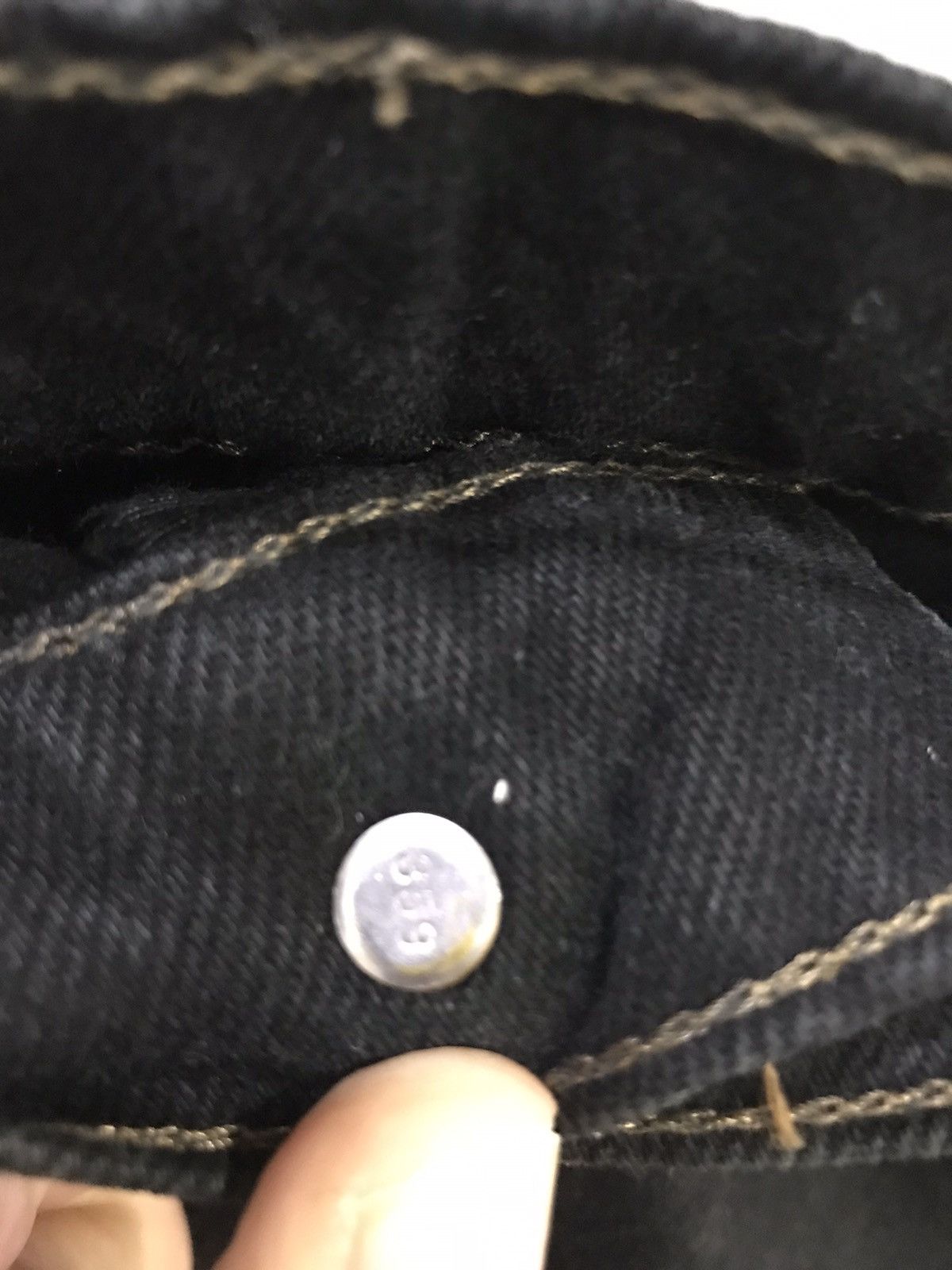Levi's × Vintage Vintage 90s Levis Super Black Lot 512 Denim Size US 28 / EU 44 - 6 Thumbnail