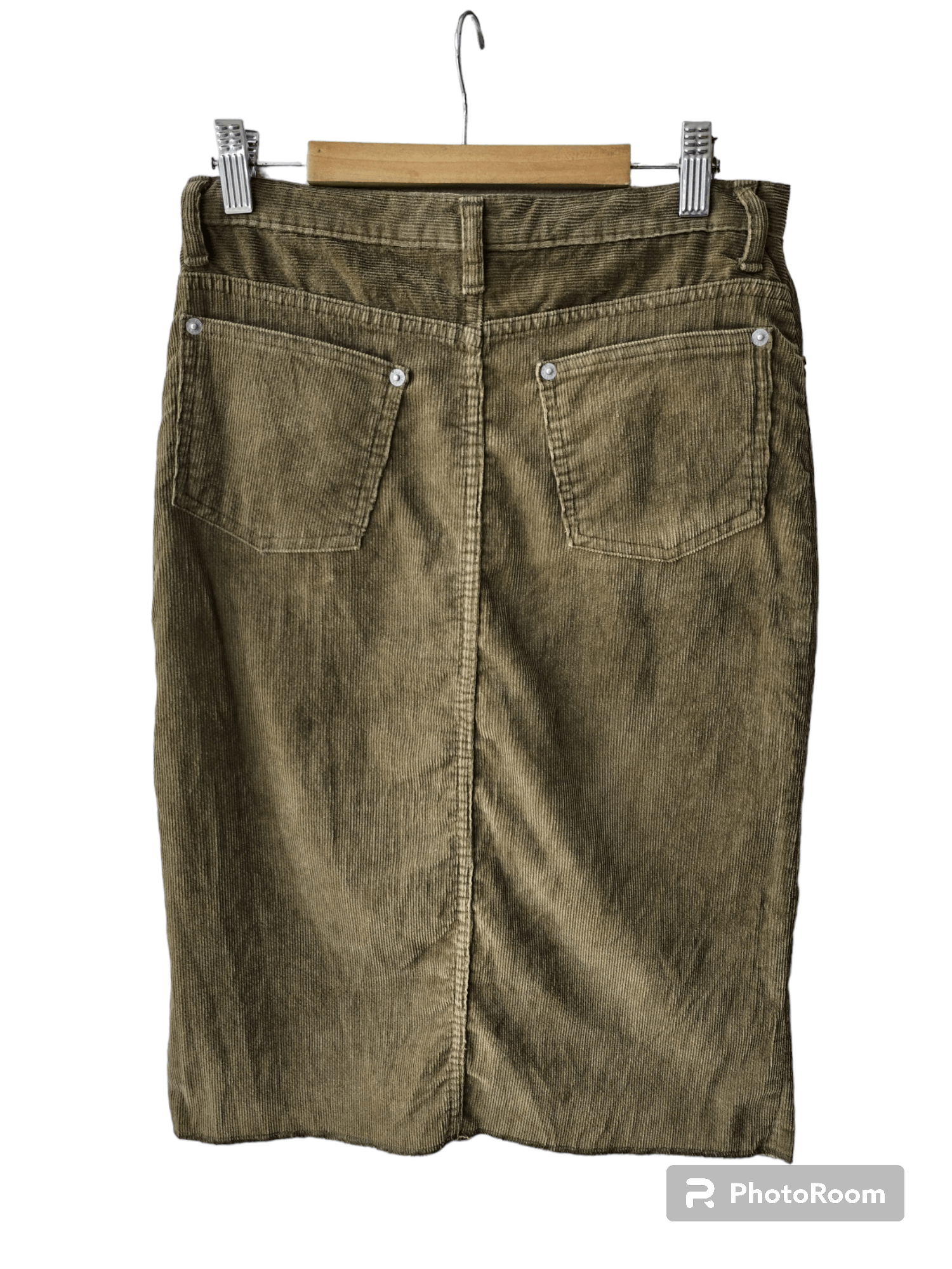 Japanese Brand × Xlarge X-Girl Corduroy Patches Olive Skirt Size 27" / US 4 / IT 40 - 6 Thumbnail