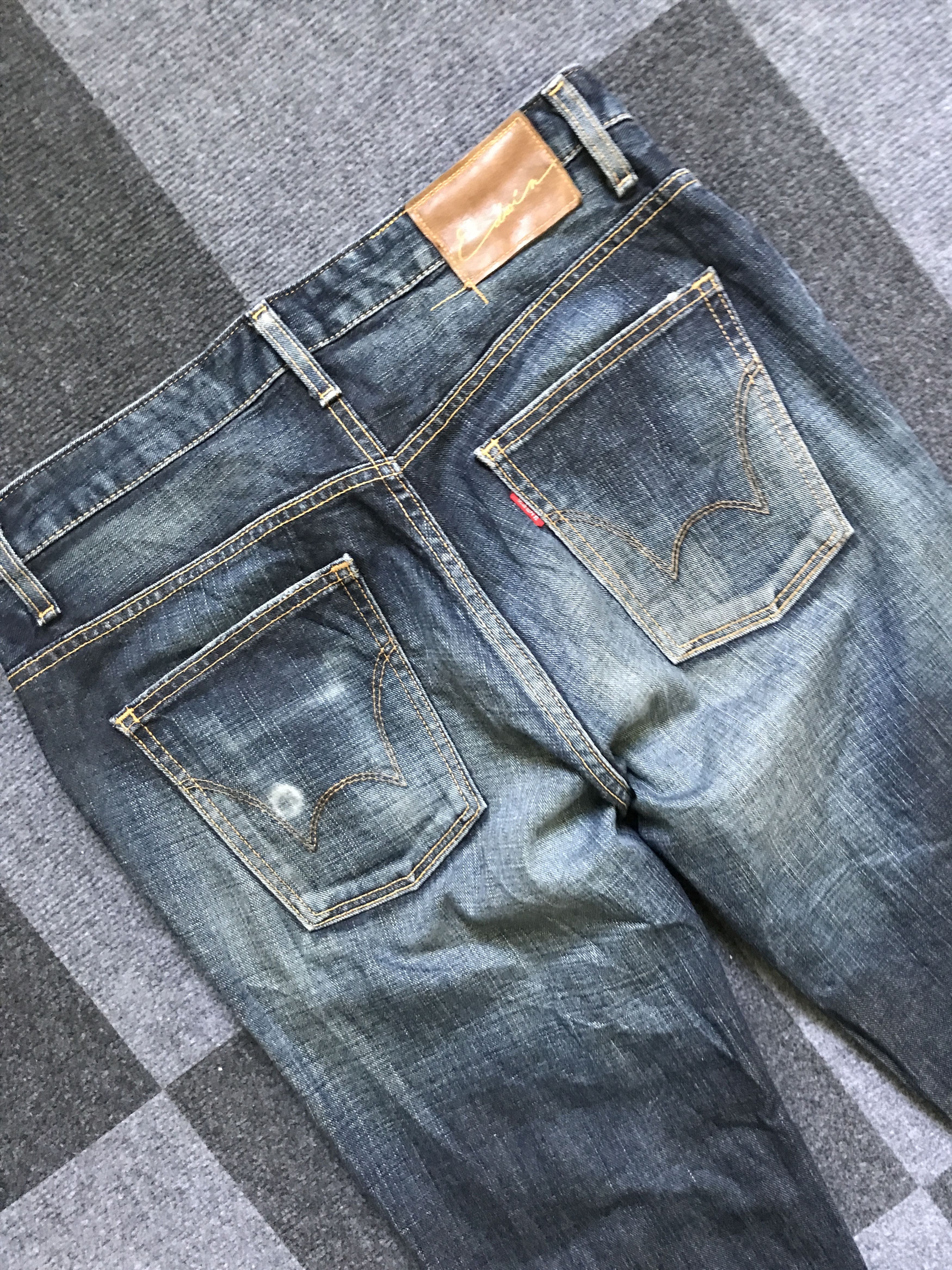 Edwin D93 Edwin Distressed Jeans Size US 33 - 8 Thumbnail