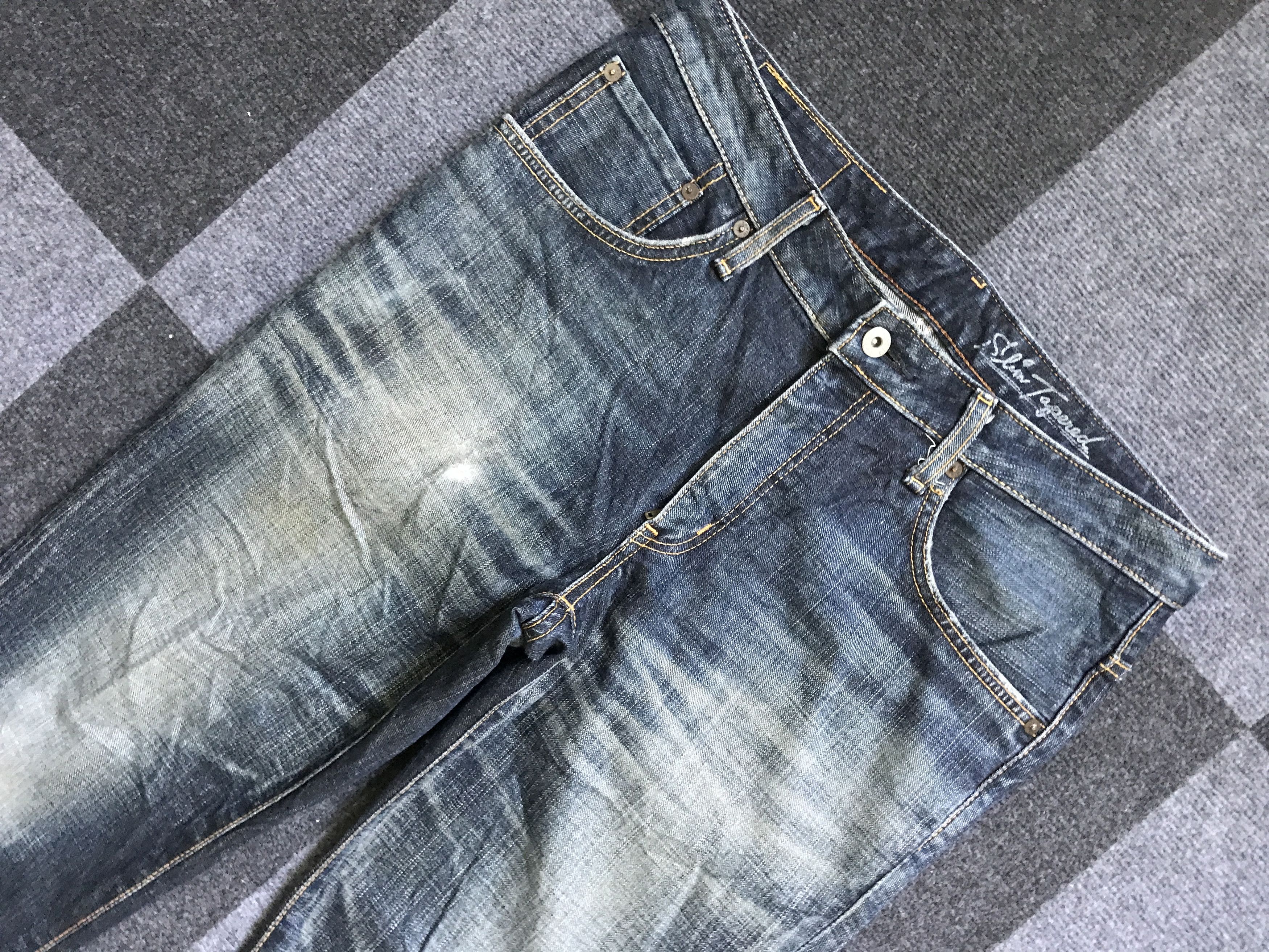 Edwin D93 Edwin Distressed Jeans Size US 33 - 2 Thumbnail