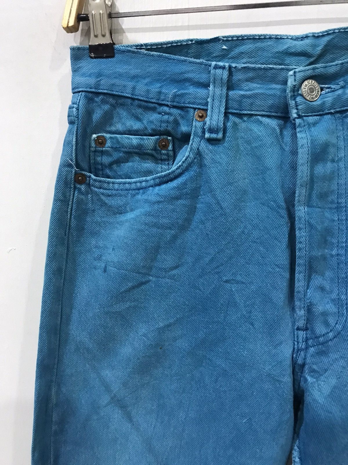 Levi's × Vintage Very Rare Colour Vintage 90s Levis 501 Jeans 525 Button Size US 28 / EU 44 - 3 Thumbnail