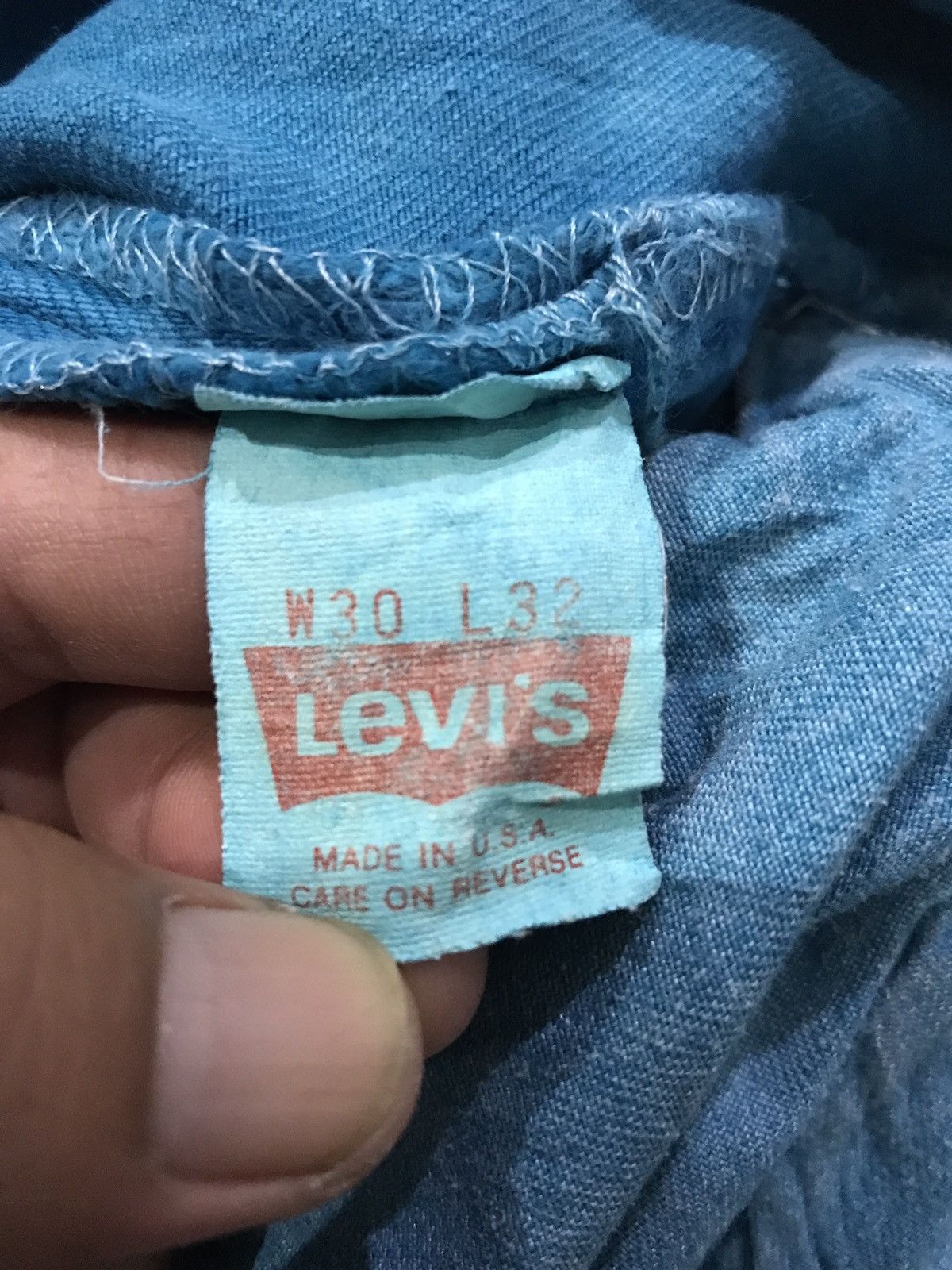 Levi's × Vintage Very Rare Colour Vintage 90s Levis 501 Jeans 525 Button Size US 28 / EU 44 - 15 Thumbnail