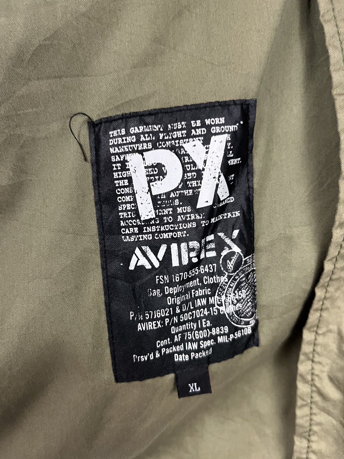 Avirex Archival Vintage Avirex Light jacket Military Issue Size US XL / EU 56 / 4 - 15 Thumbnail