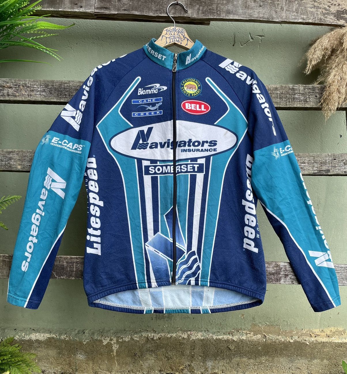 Sports Specialties × Vintage 🔥RARE Vintage Biemme Bell Cycle Jersey 90s Size US M / EU 48-50 / 2 - 1 Thumbnail