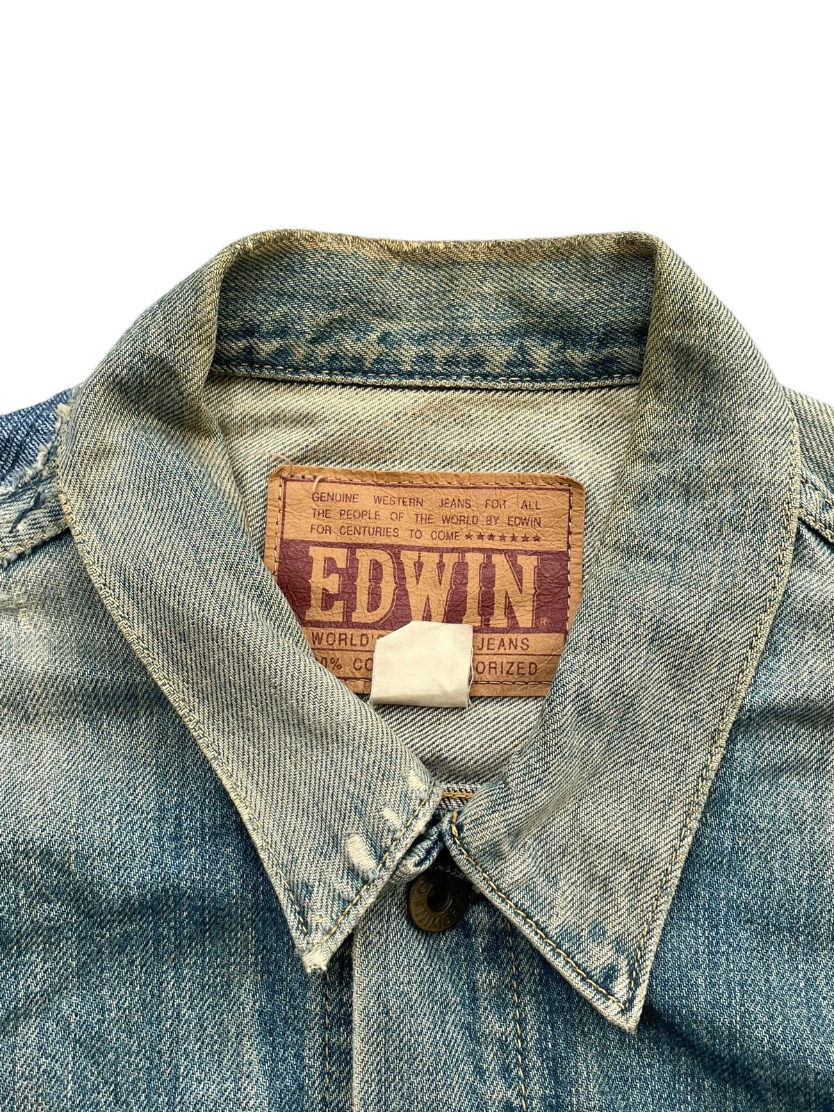 Edwin Vintage Edwin Faded Denim Jacket Size US M / EU 48-50 / 2 - 4 Thumbnail