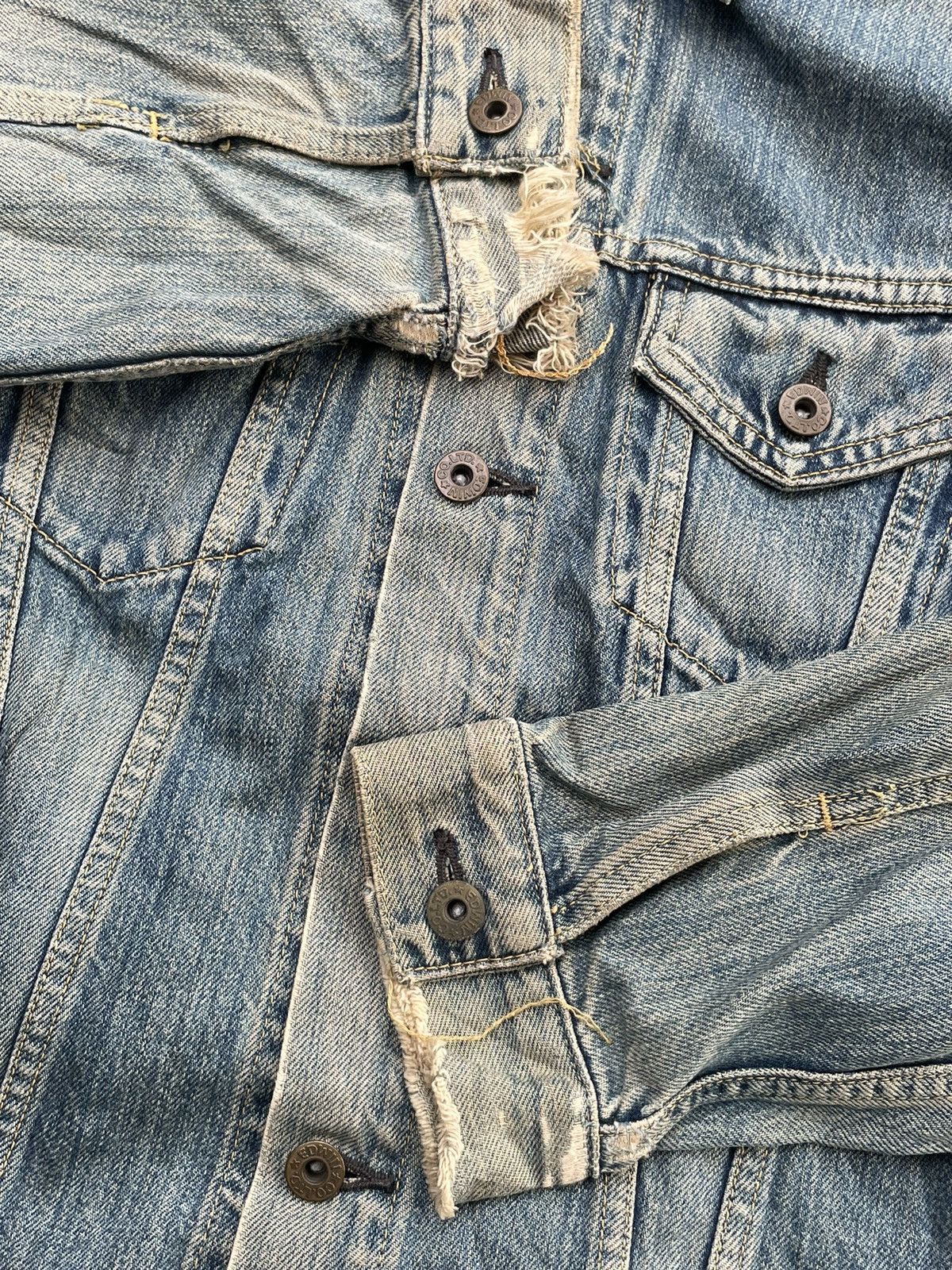 Edwin Vintage Edwin Faded Denim Jacket Size US M / EU 48-50 / 2 - 7 Thumbnail