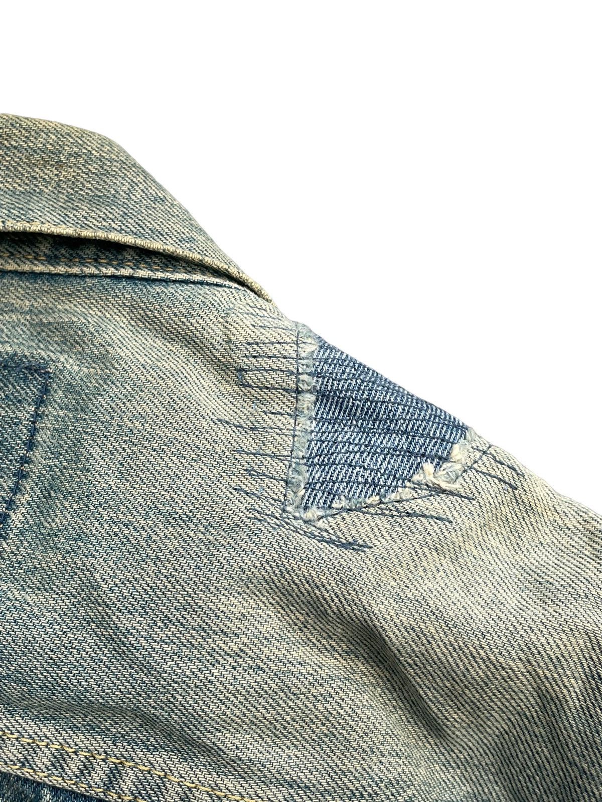 Edwin Vintage Edwin Faded Denim Jacket Size US M / EU 48-50 / 2 - 5 Thumbnail