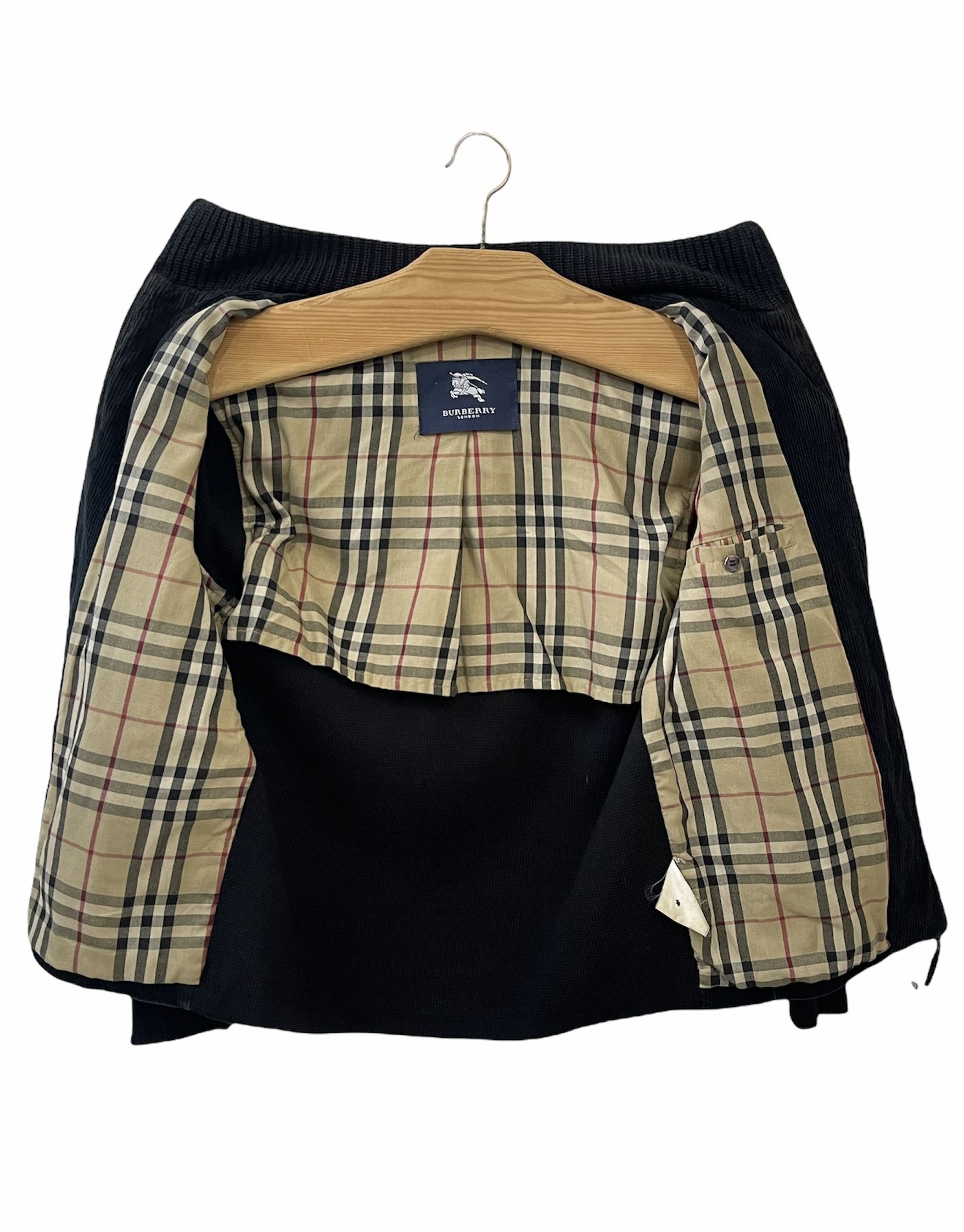 Burberry 🔥 Slim Corduroy jumper zip jacket nova check luxury size M Size US M / EU 48-50 / 2 - 1 Thumbnail