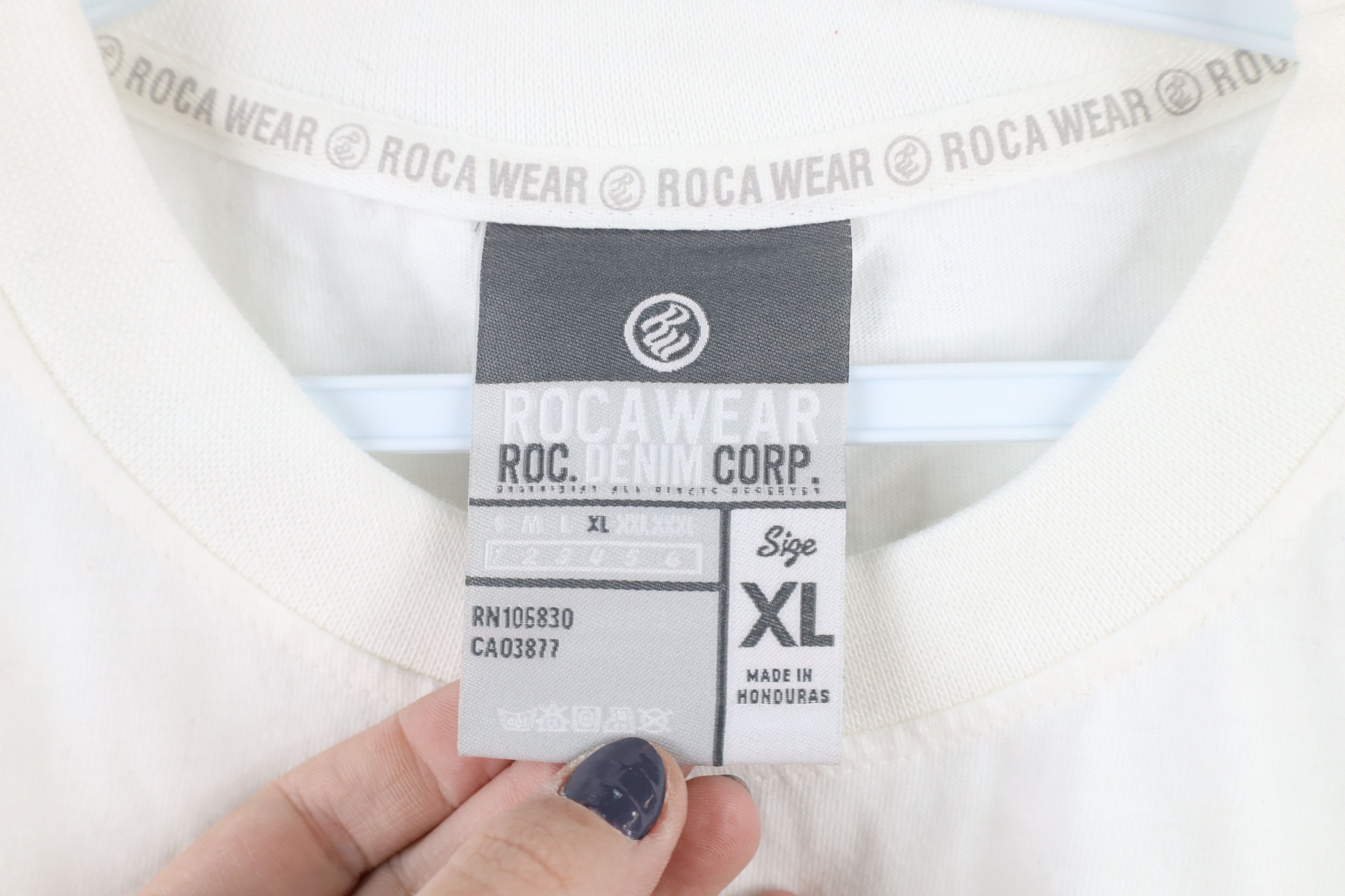 Rocawear × Vintage NOS Vintage Rocawear Script Baggy Fit Short Sleeve T-Shirt Size US XL / EU 56 / 4 - 7 Thumbnail