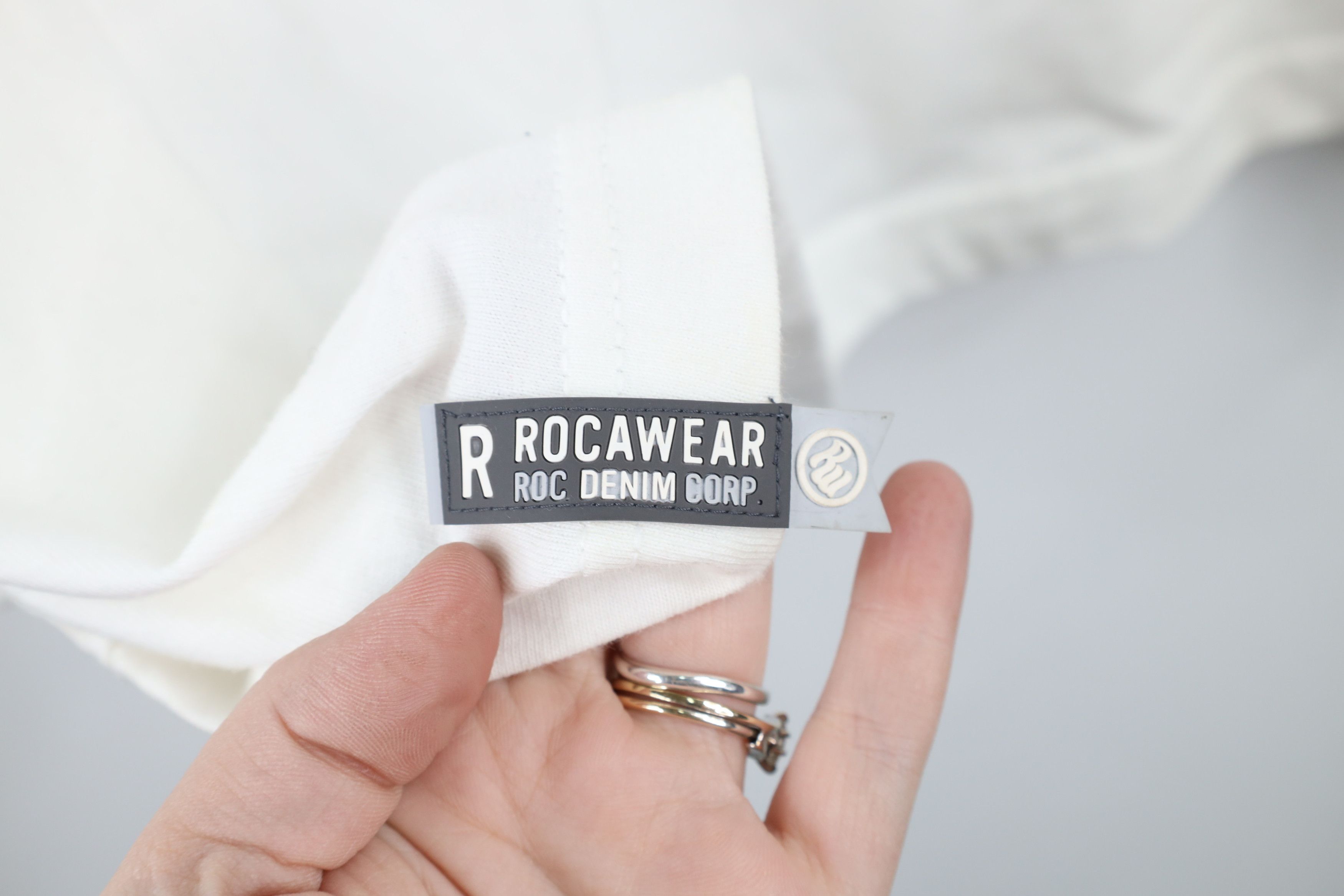 Rocawear × Vintage NOS Vintage Rocawear Script Baggy Fit Short Sleeve T-Shirt Size US XL / EU 56 / 4 - 6 Thumbnail