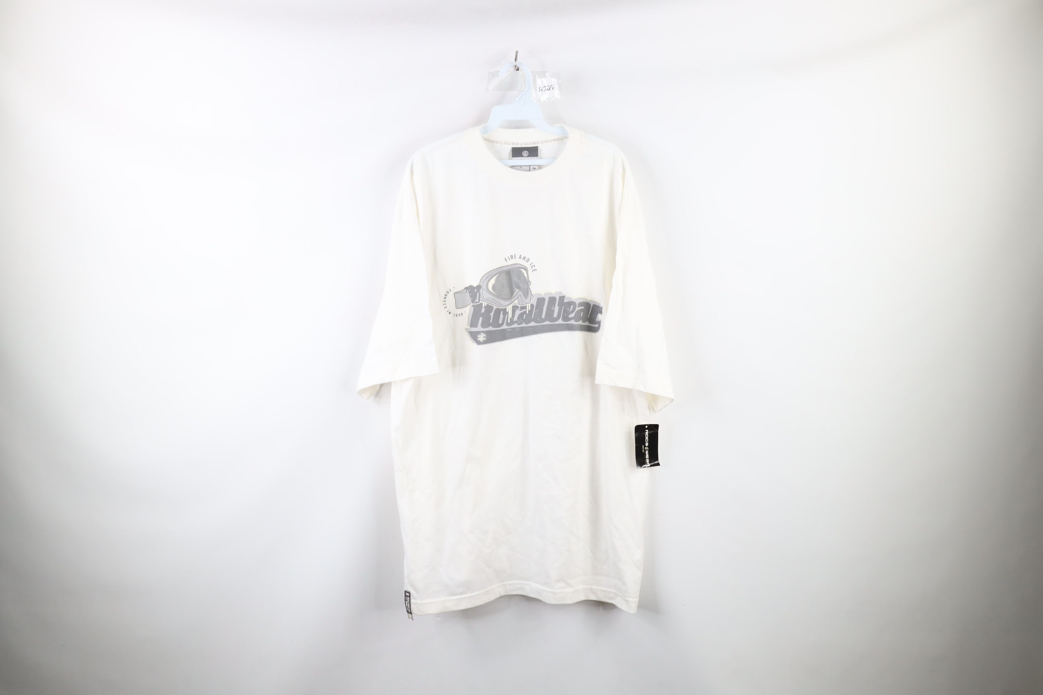 Rocawear × Vintage NOS Vintage Rocawear Script Baggy Fit Short Sleeve T-Shirt Size US XL / EU 56 / 4 - 1 Thumbnail