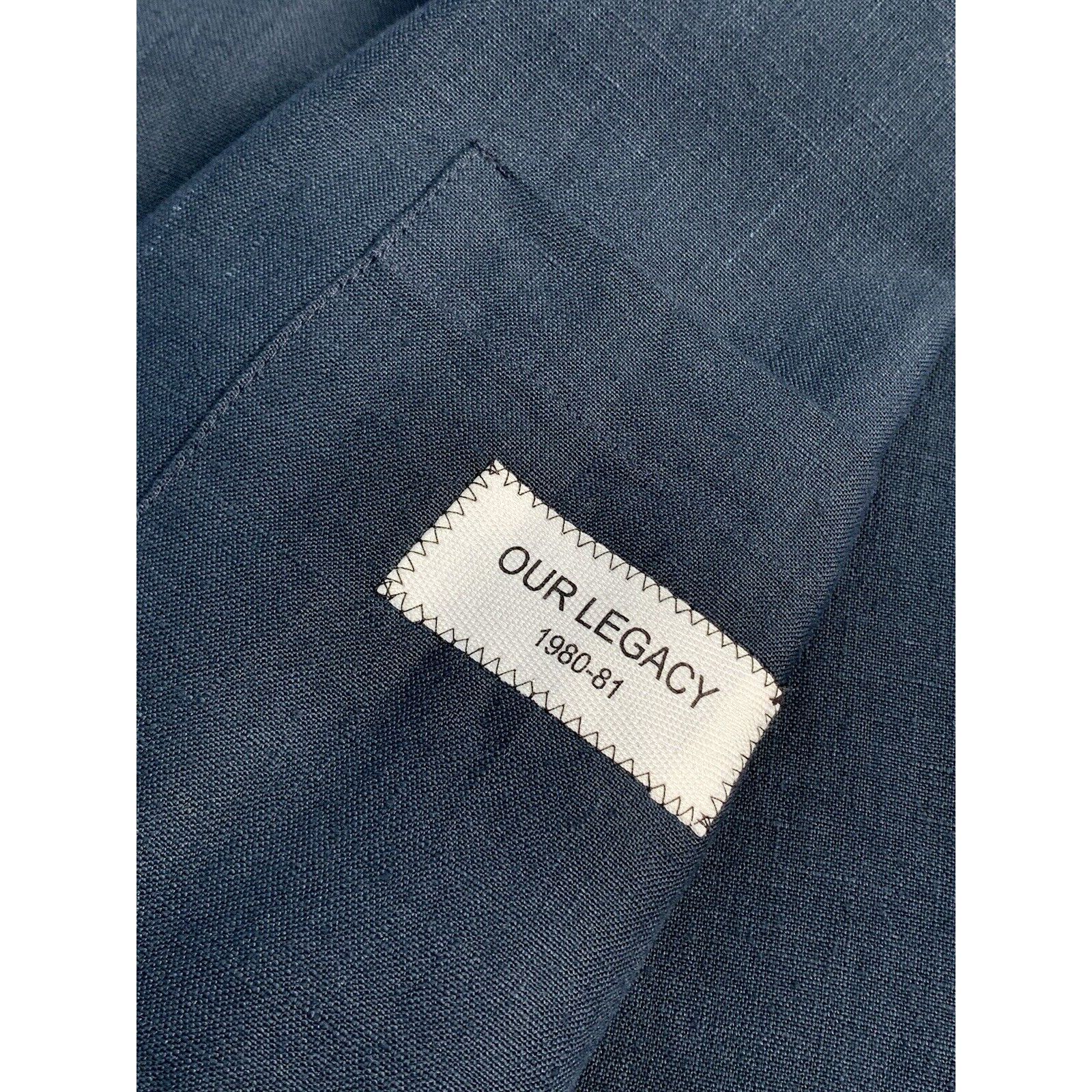 Our Legacy Men's OUR LEGACY Linen Sport Blazer Jacket EU 46 48 UK 36 38 Size 46R - 8 Thumbnail