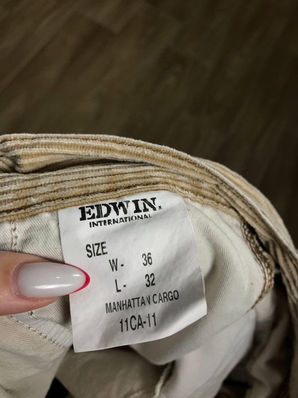 Edwin Edwin Japanese Brand velvet cargo vintage pants Size US 36 / EU 52 - 3 Thumbnail