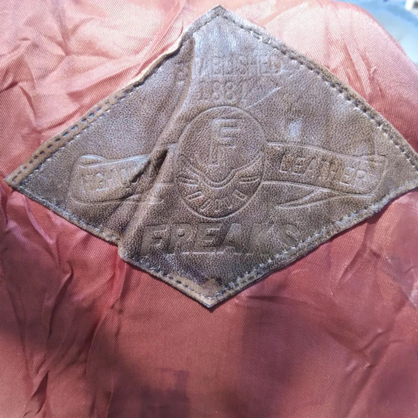 Japanese Brand × Vintage VTG Distressed Aviator Leather Jacket Size US M / EU 48-50 / 2 - 7 Thumbnail