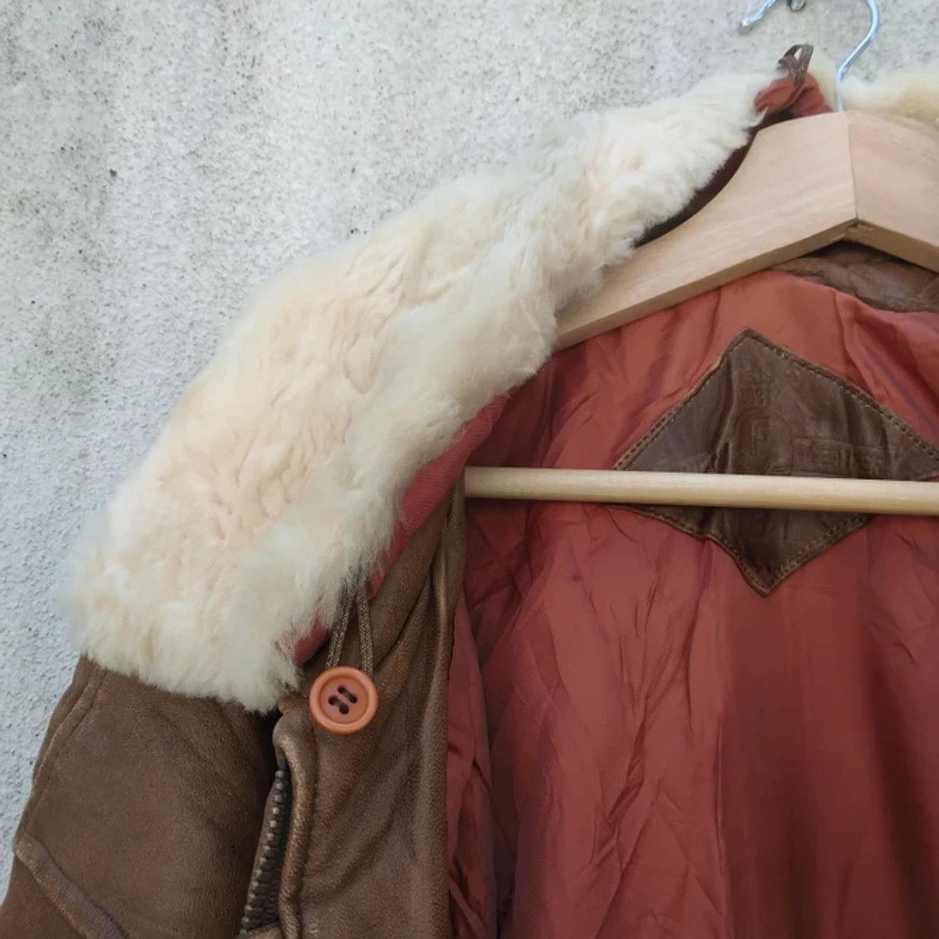 Japanese Brand × Vintage VTG Distressed Aviator Leather Jacket Size US M / EU 48-50 / 2 - 6 Thumbnail