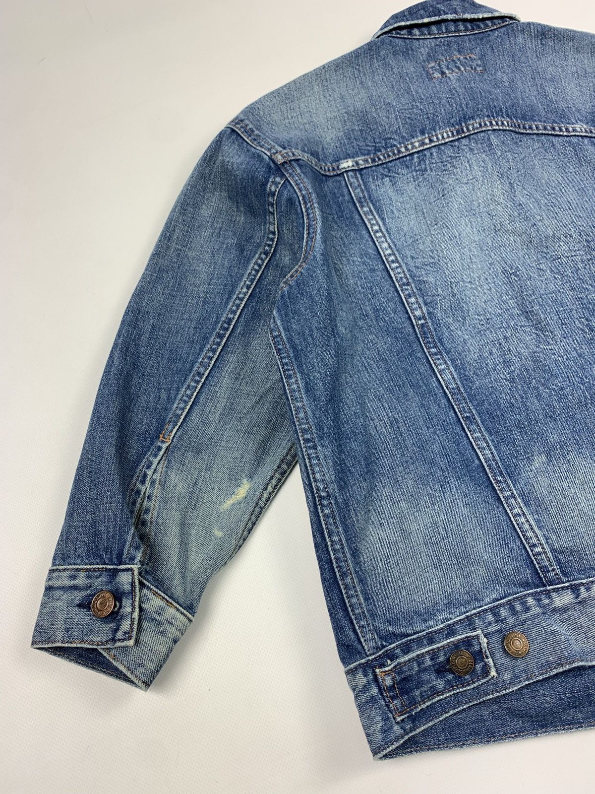 Denim & Supply Ralph Lauren × Polo Ralph Lauren Denim & Supply Ralph Lauren trucker jacket distressed Size M / US 6-8 / IT 42-44 - 7 Thumbnail