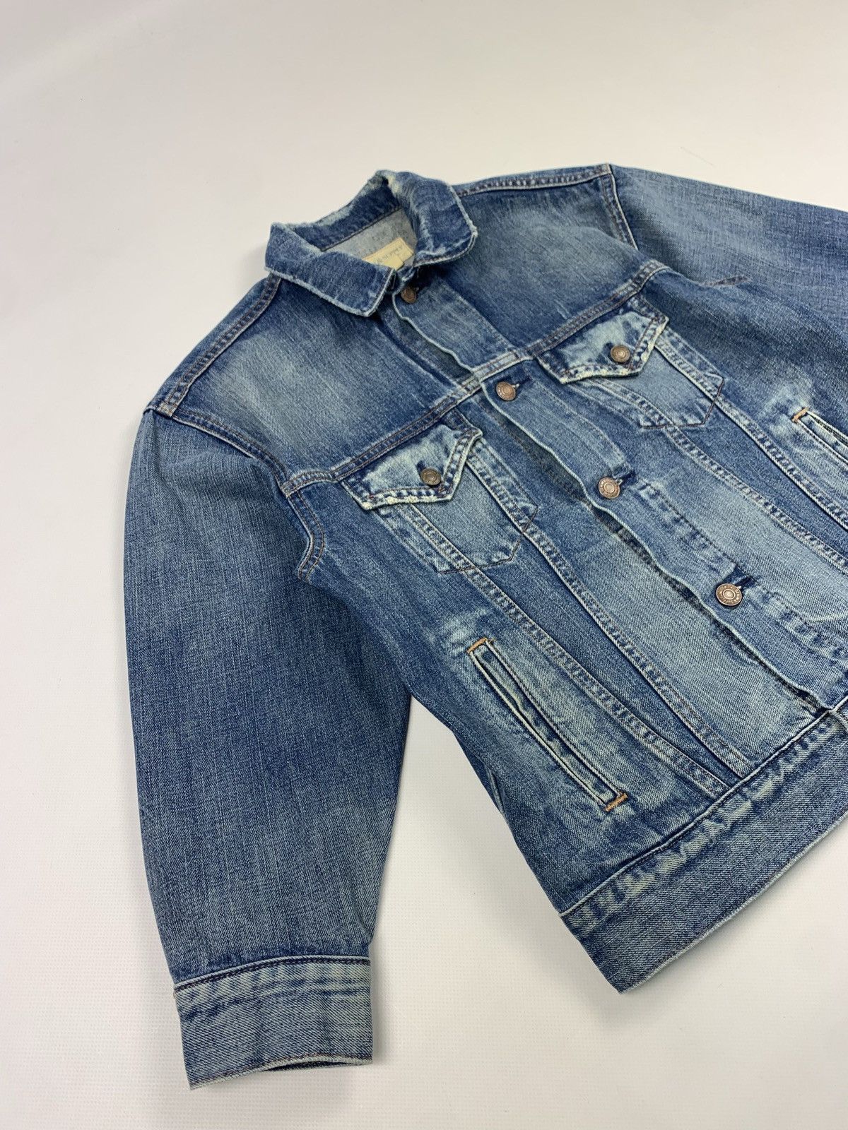 Denim & Supply Ralph Lauren × Polo Ralph Lauren Denim & Supply Ralph Lauren trucker jacket distressed Size M / US 6-8 / IT 42-44 - 3 Thumbnail