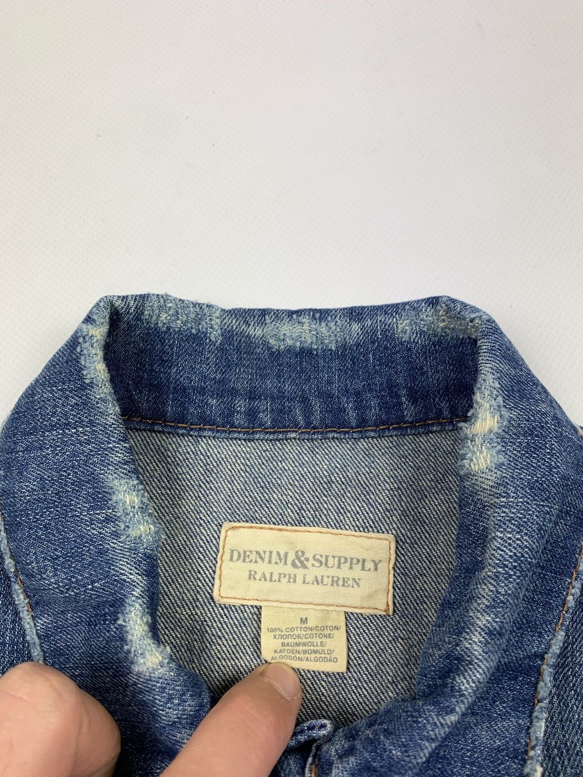 Denim & Supply Ralph Lauren × Polo Ralph Lauren Denim & Supply Ralph Lauren trucker jacket distressed Size M / US 6-8 / IT 42-44 - 8 Thumbnail