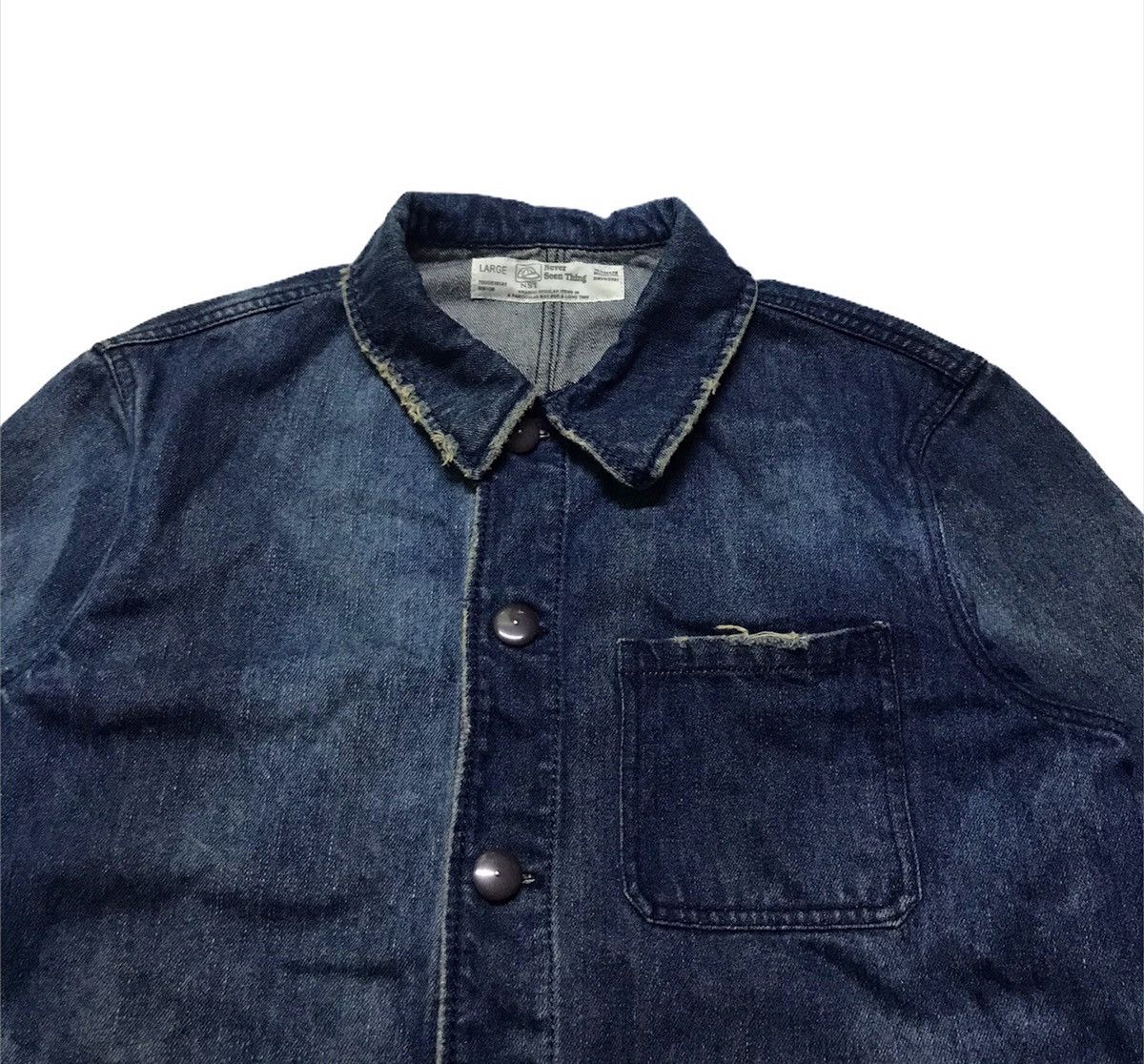 Other Never seen thing chore denim jacket Size US L / EU 52-54 / 3 - 3 Thumbnail