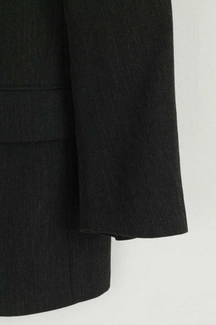 Corneliani Via Ardigo By Corneliani Men 52 42 Blazer Charcoal 0827 Size 42R - 3 Thumbnail