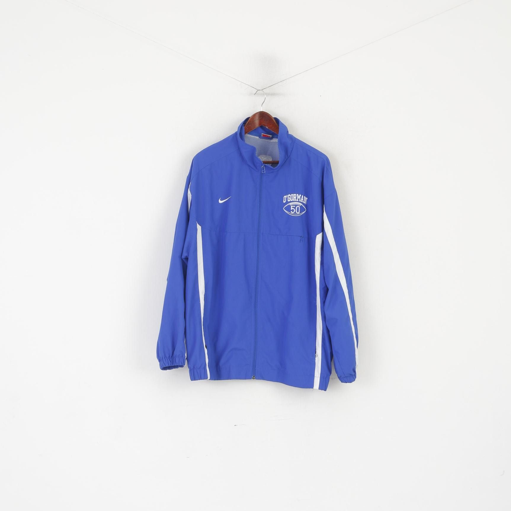 Nike Nike Team Men XL Jacket Blue O'Gorman Baseball 0884 Size US XL / EU 56 / 4 - 1 Thumbnail